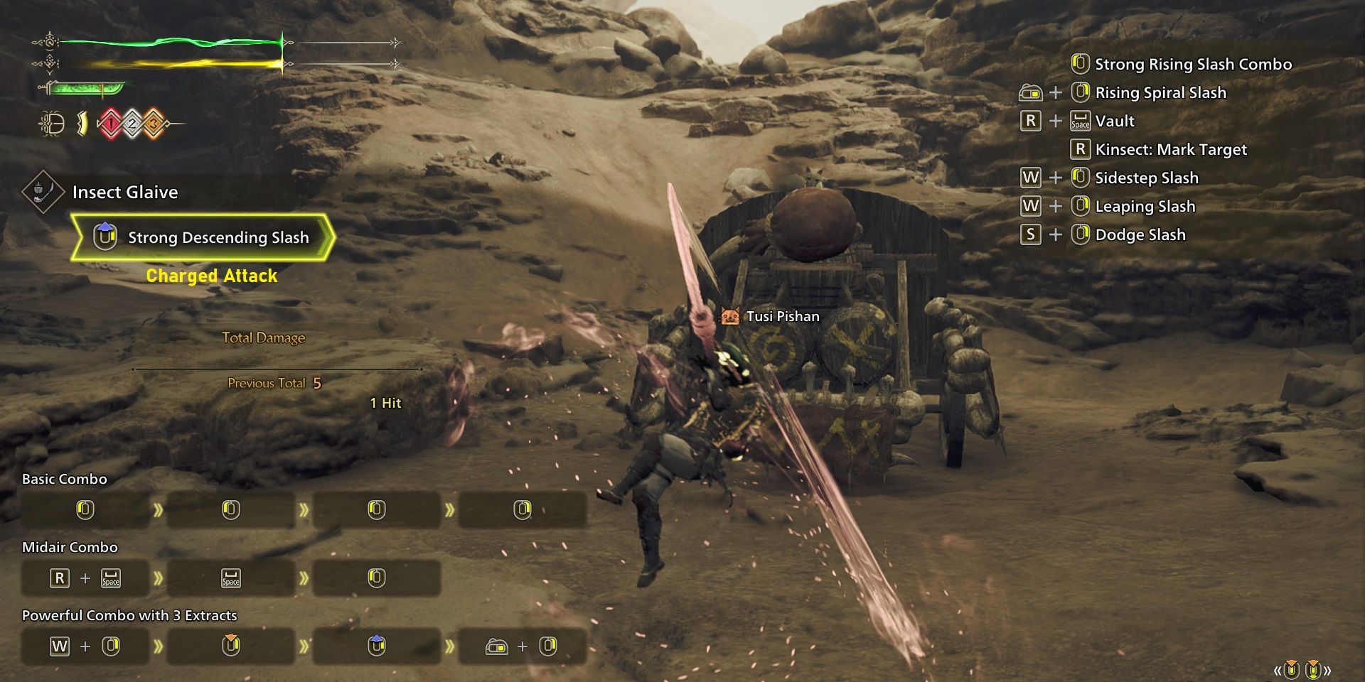 Charged Attack Insect Glaive - Monster Hunter Wilds