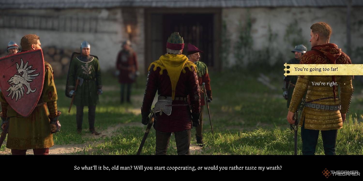 Choosing the side with or against Semine in Kingdom Come Deliverance 2.