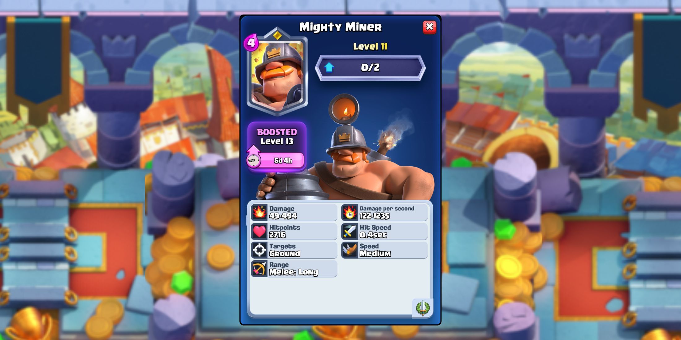 clash-royale-mighty-miner-stats