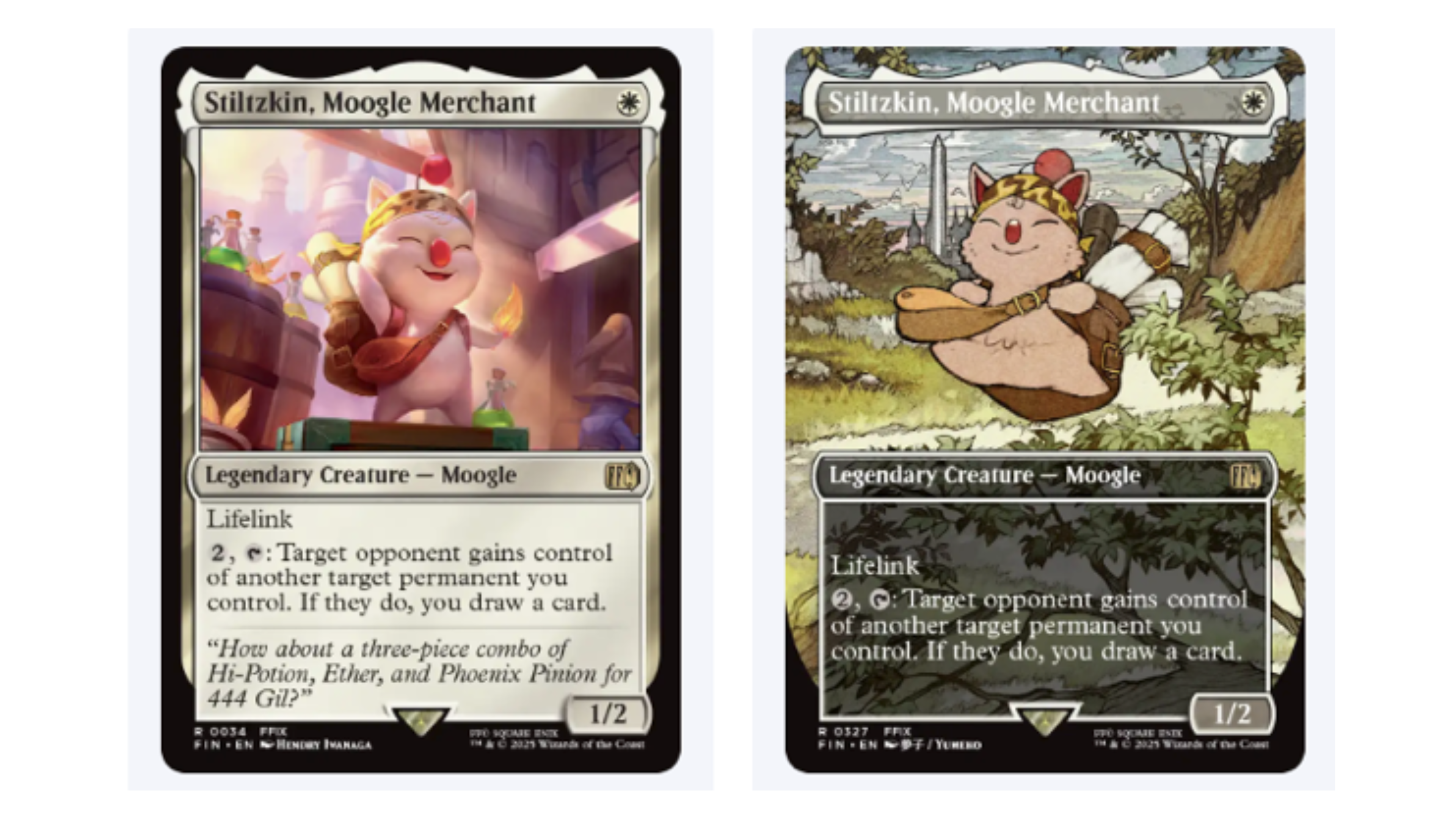 MTG Final Fantasy spoilers Moogle merchant