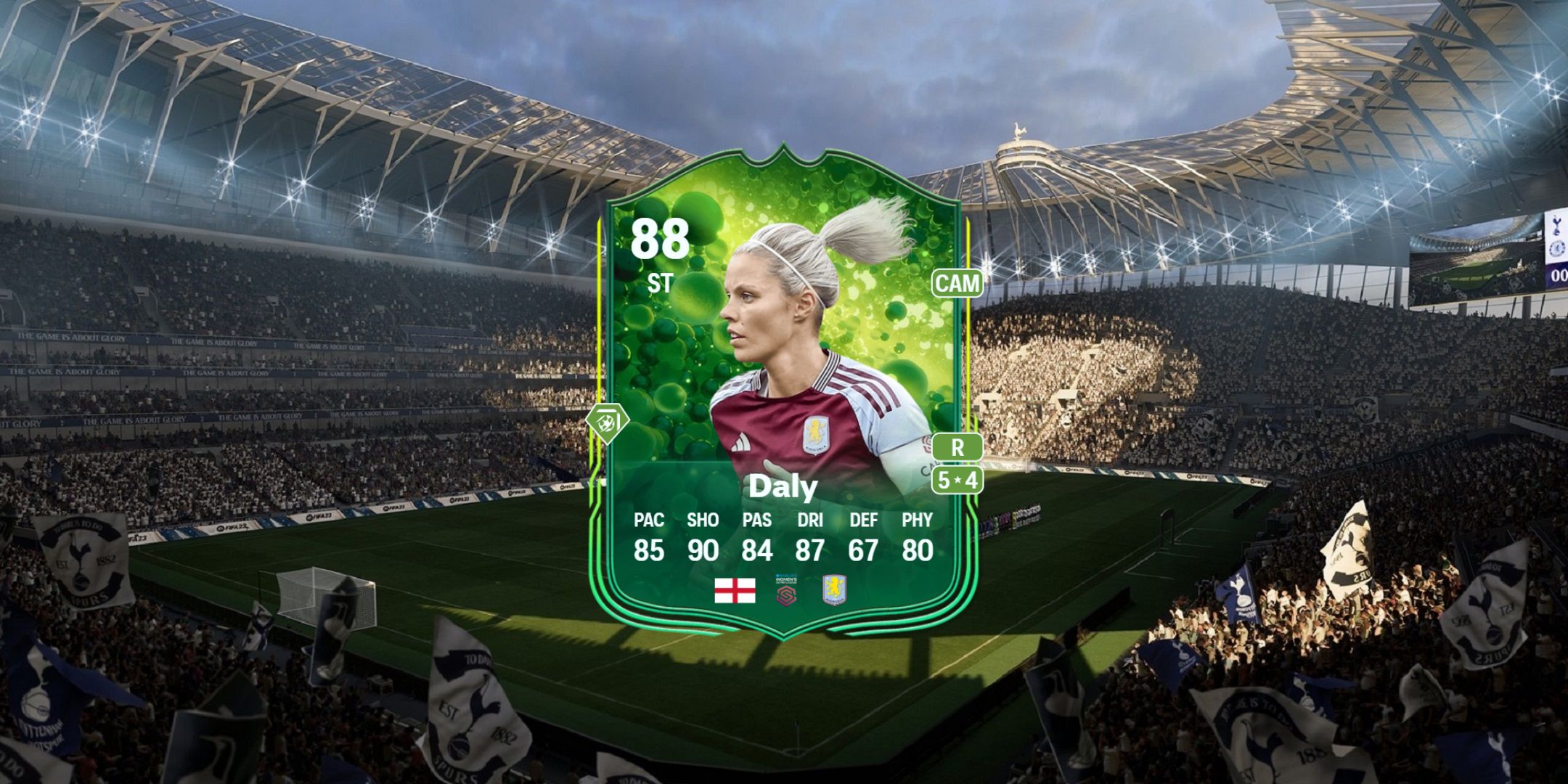 Daly's card in EA Sports FC 25.