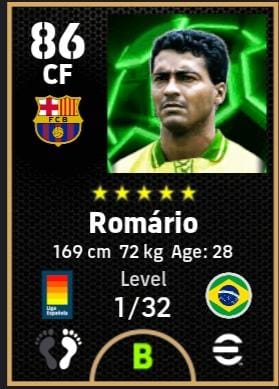 eFootball 2025 Epic Brazil Romario