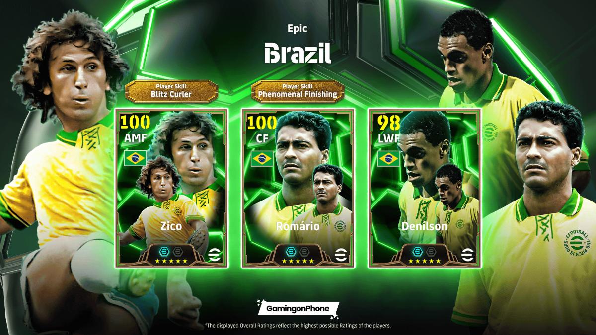 eFootball 2025 Epic Brazil pack