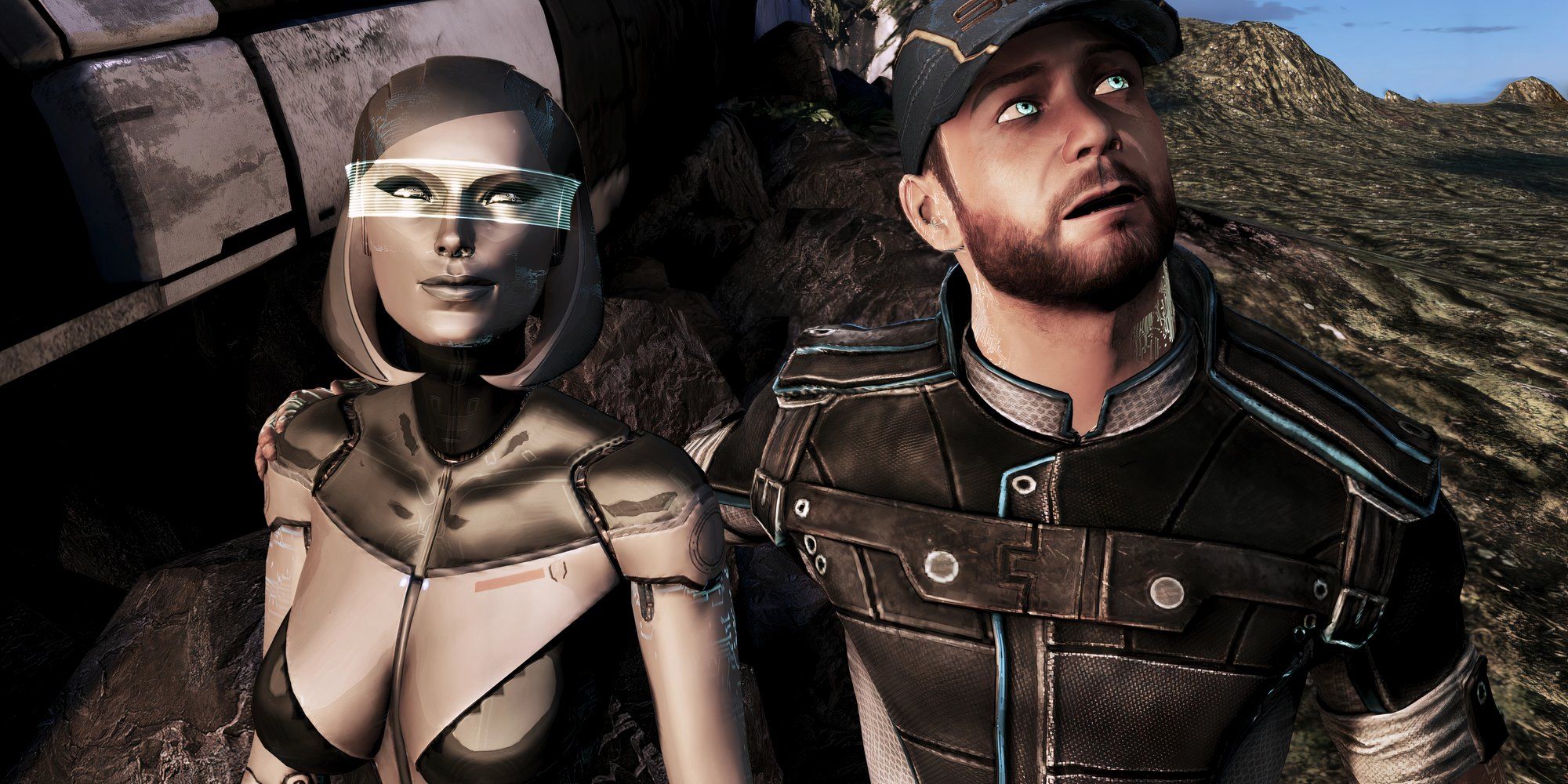 EDI and Joker in Mass Effect 3