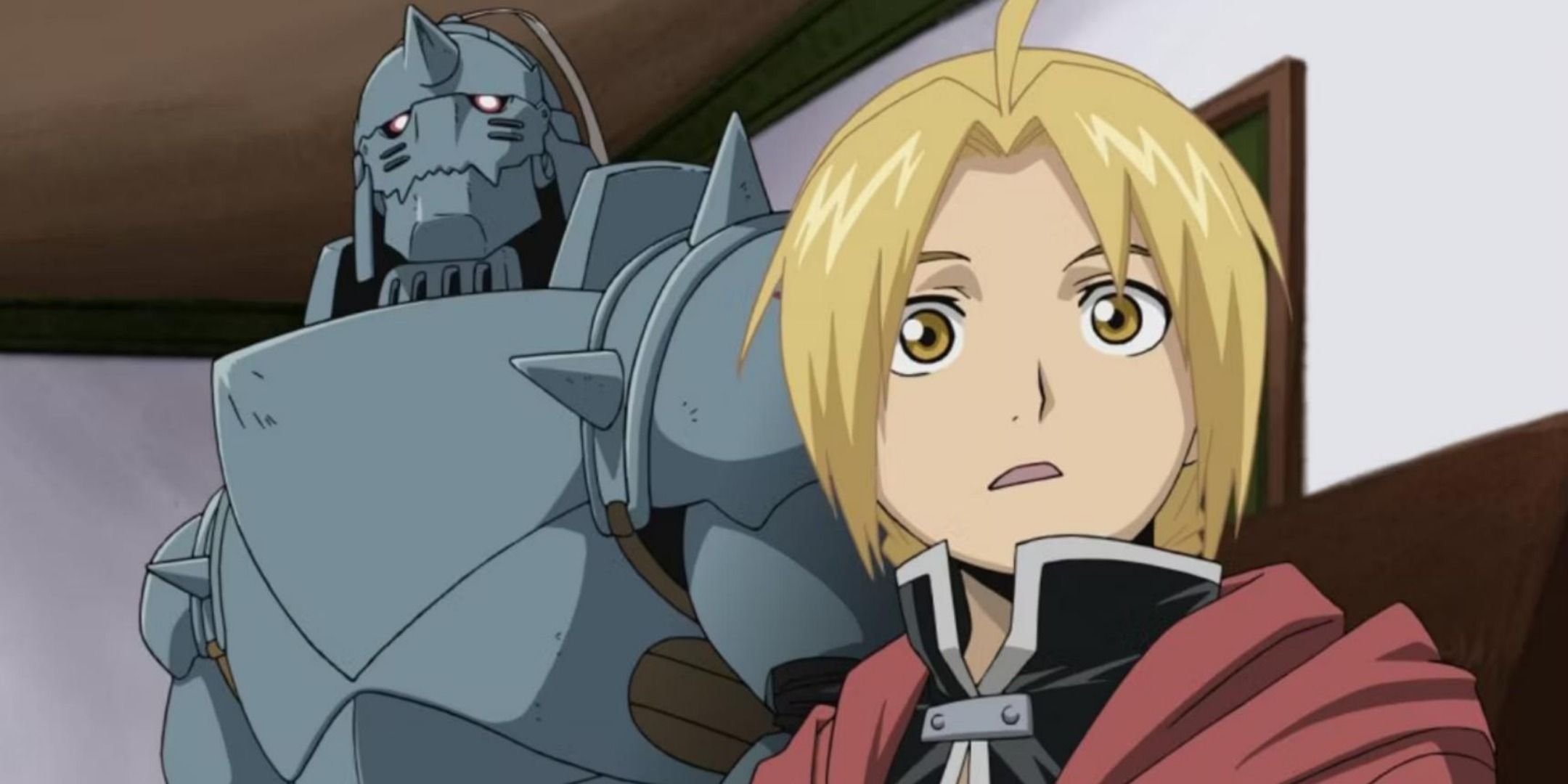 Edward and Alphonse Elric from Fullmetal Alchemist.