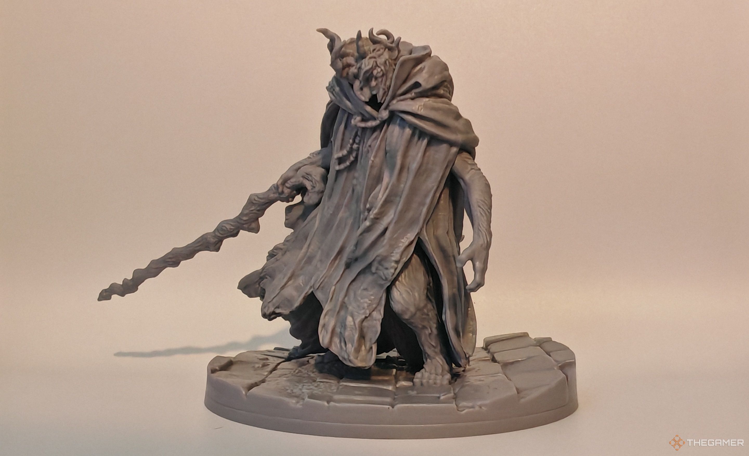 elden ring the board game margit the fell omen miniature