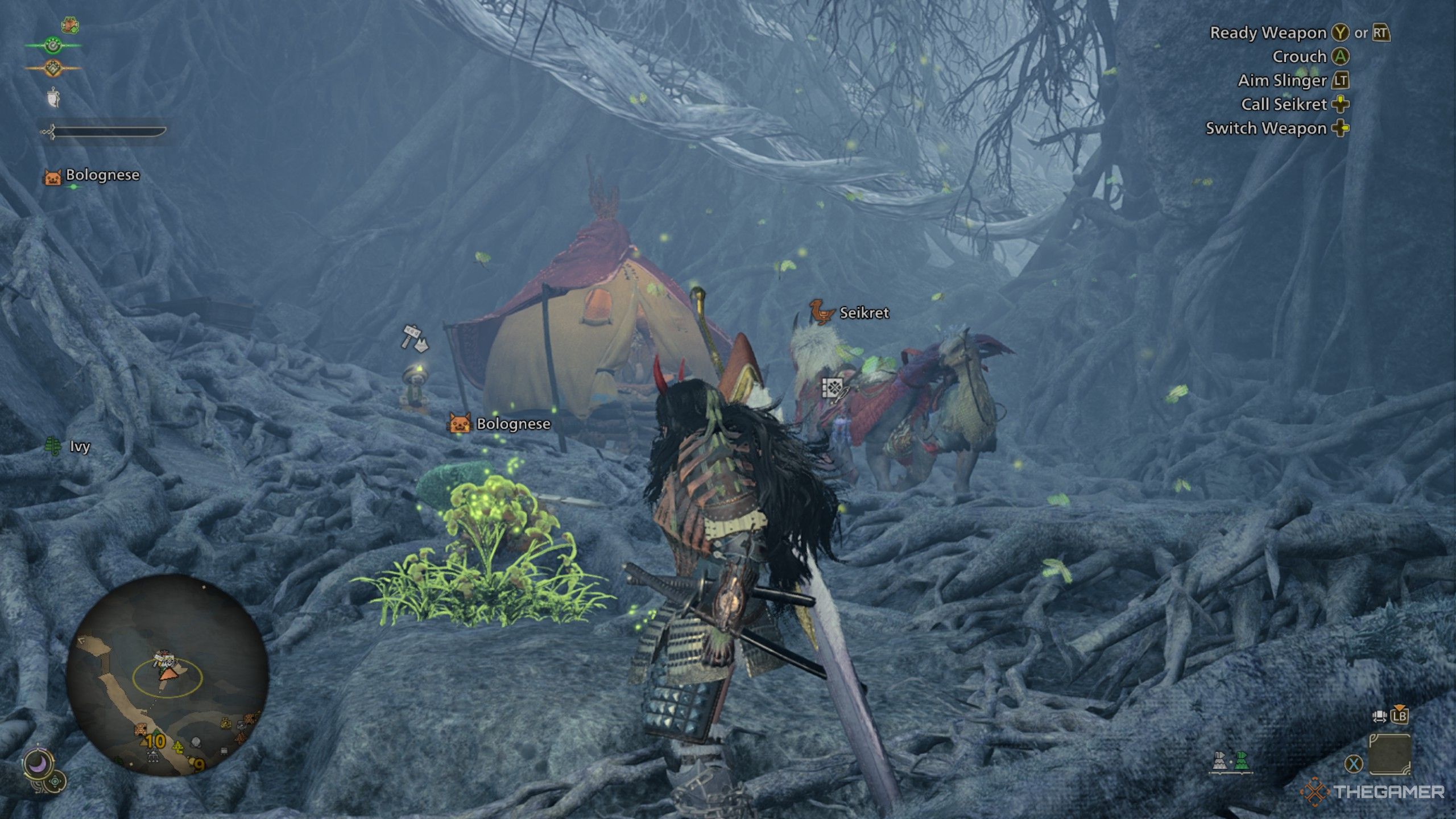 monster hunter wilds wyveria pop-up camps location entangled canopy.