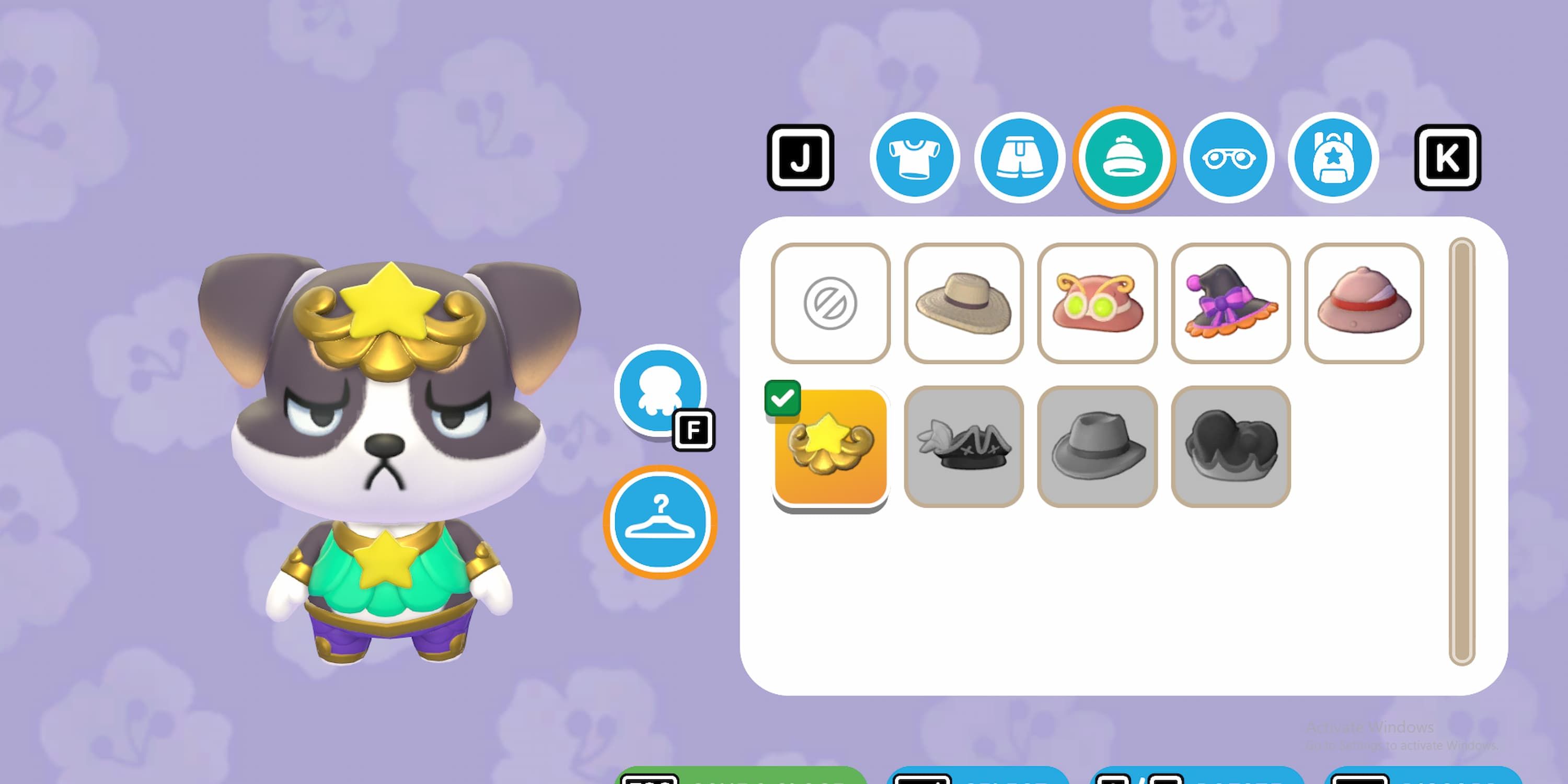 equip mermaid outfit in hello kitty island adventure