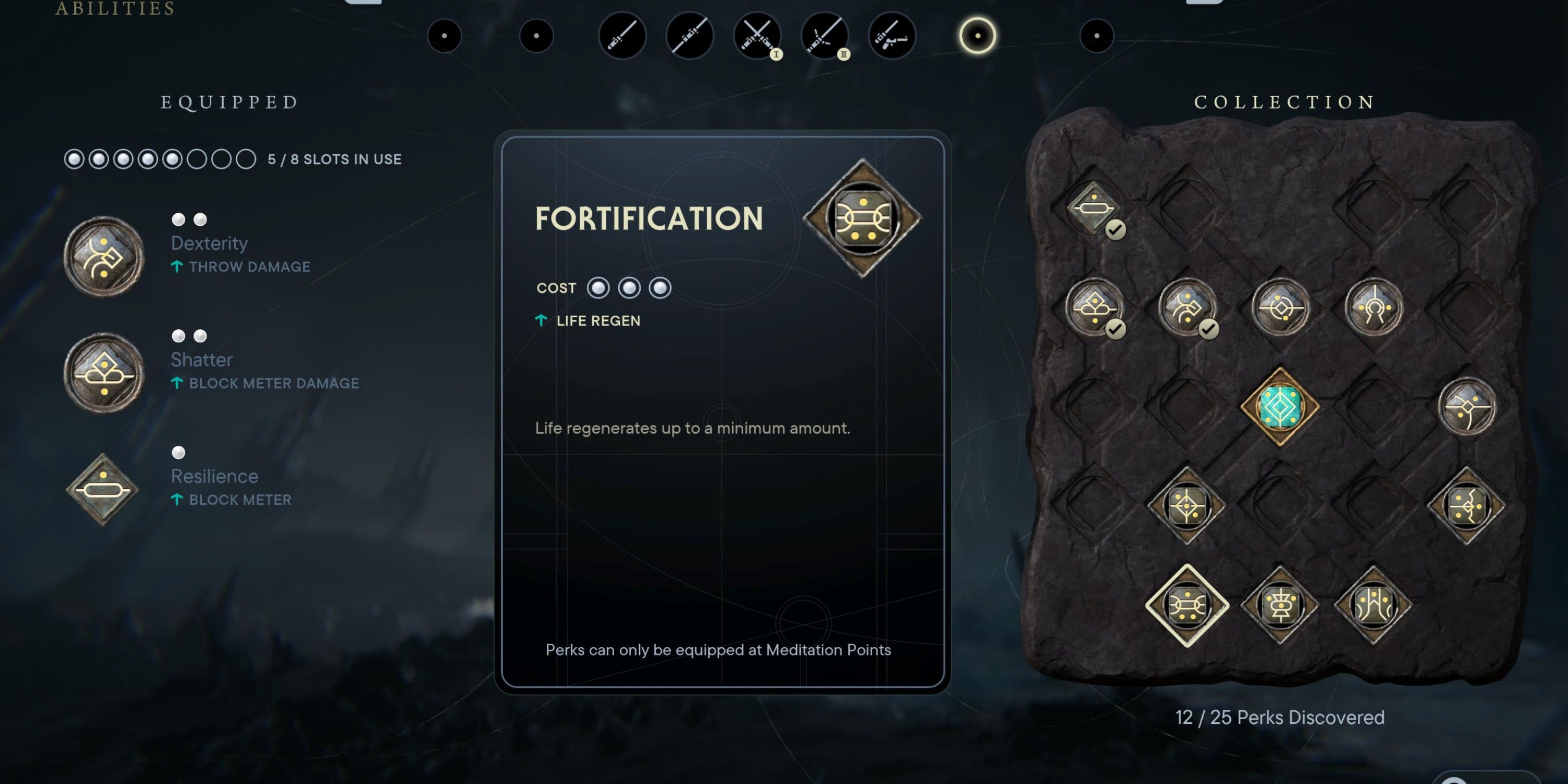 Fortification perk