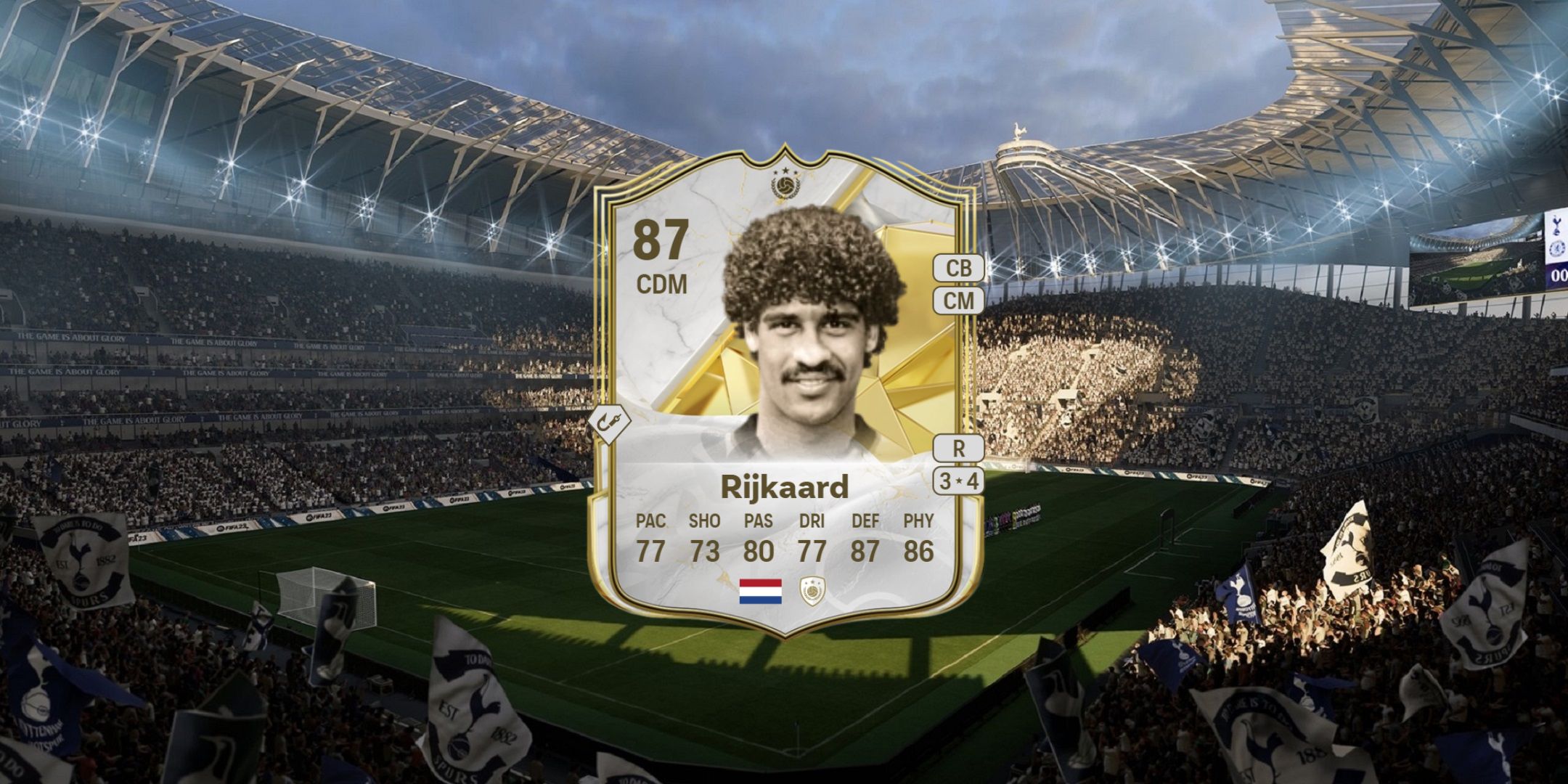 Frank Rijkaard's card in EA Sports FC 25.