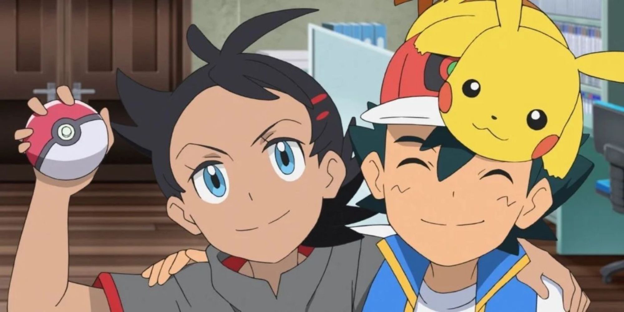 Goh and Ash in the anime.