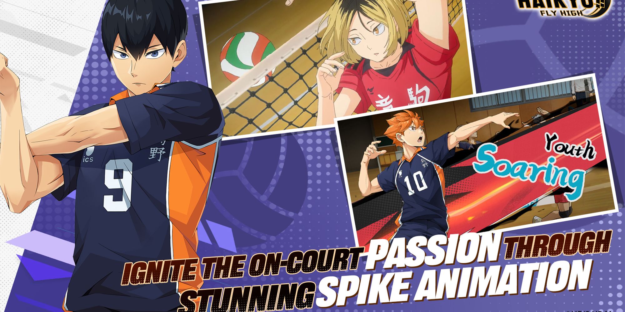 Haikyu Mobile Game Spike Animation