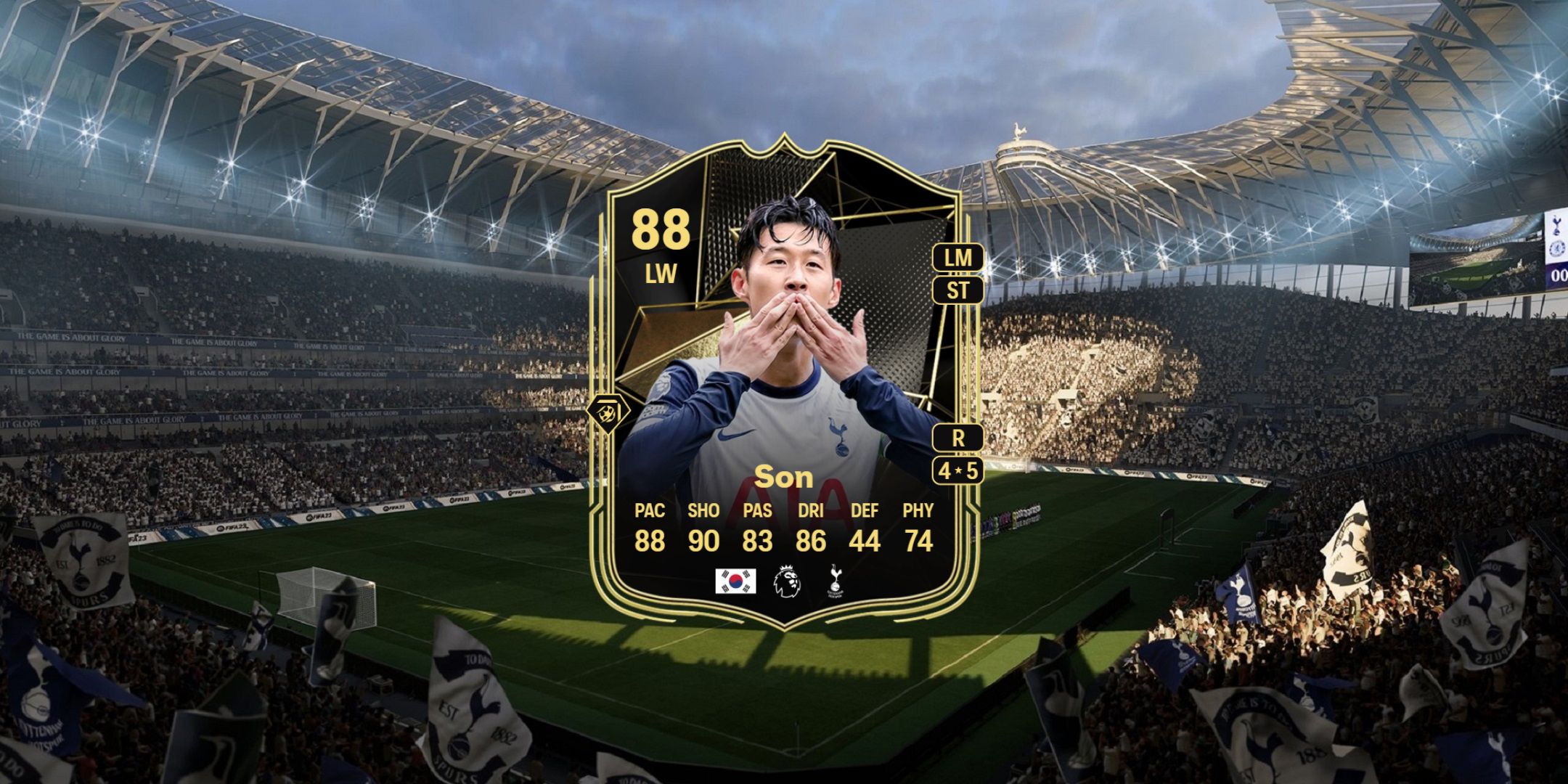 Heung Min Son's card in EA Sports FC 25.