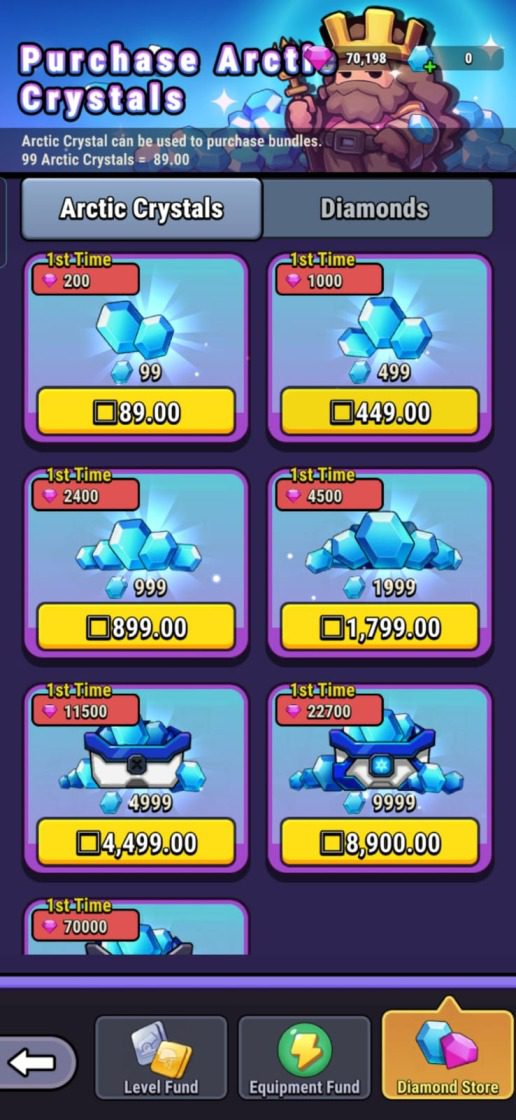 High Seas Hero Arctic Crystal Market