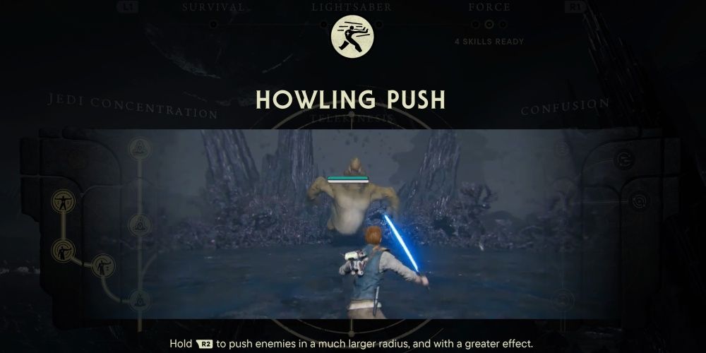 howling push skill