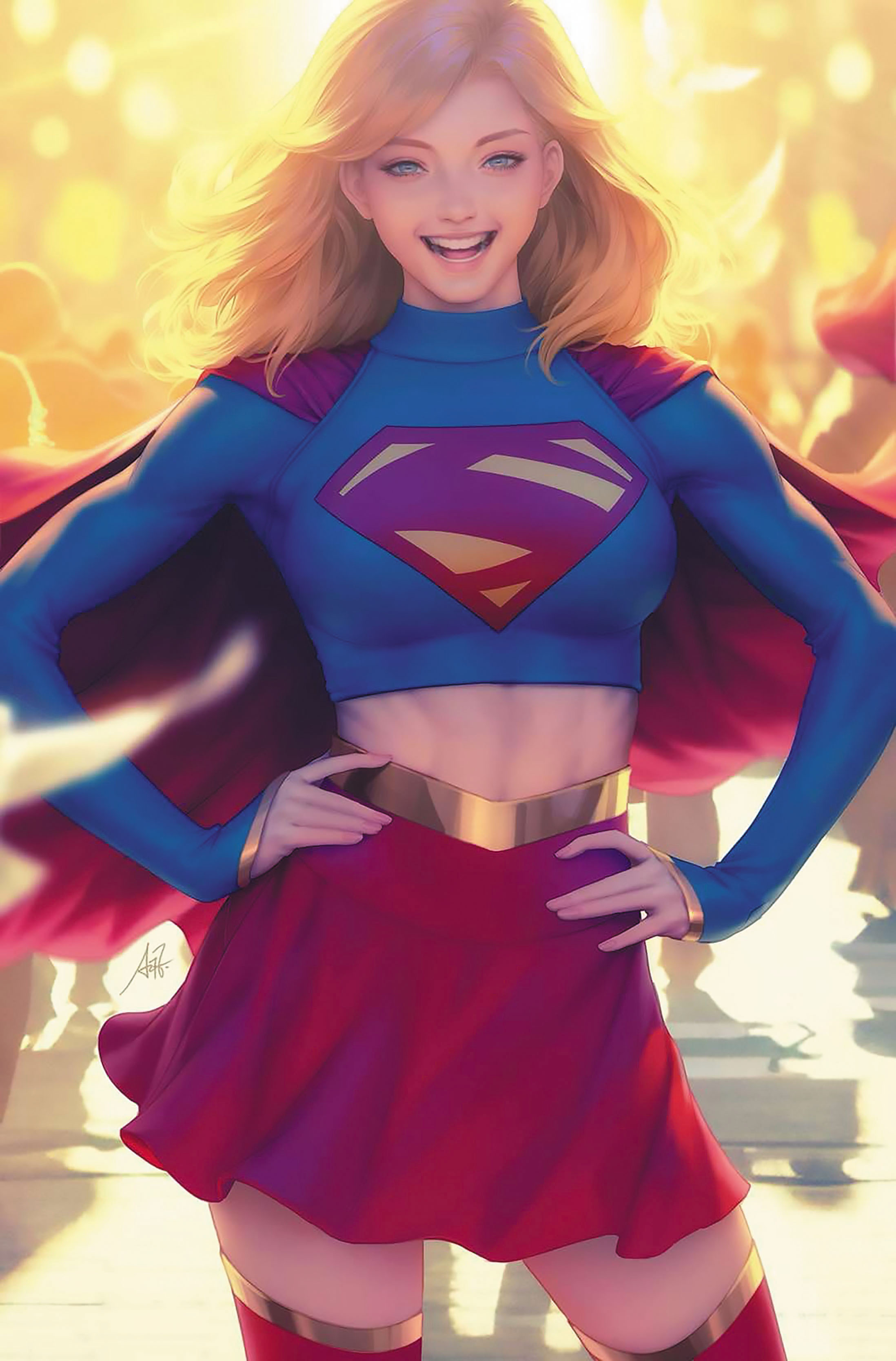 Artgerm's variant cover for Supergirl #1.