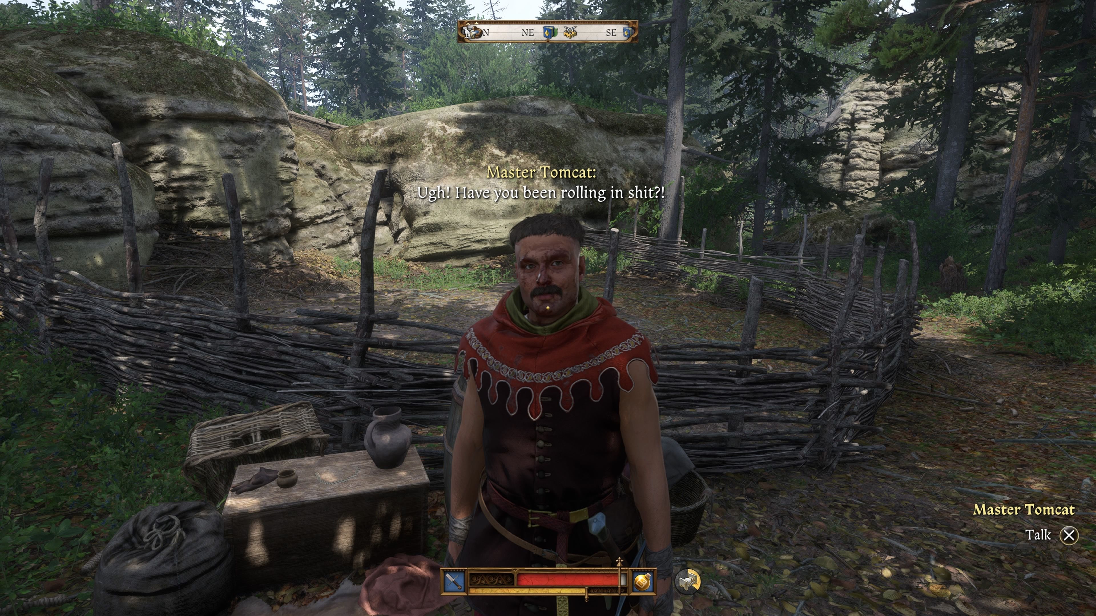 Kingdom Come: Deliverance 2 Image of Tomcat in Nomad Camp.