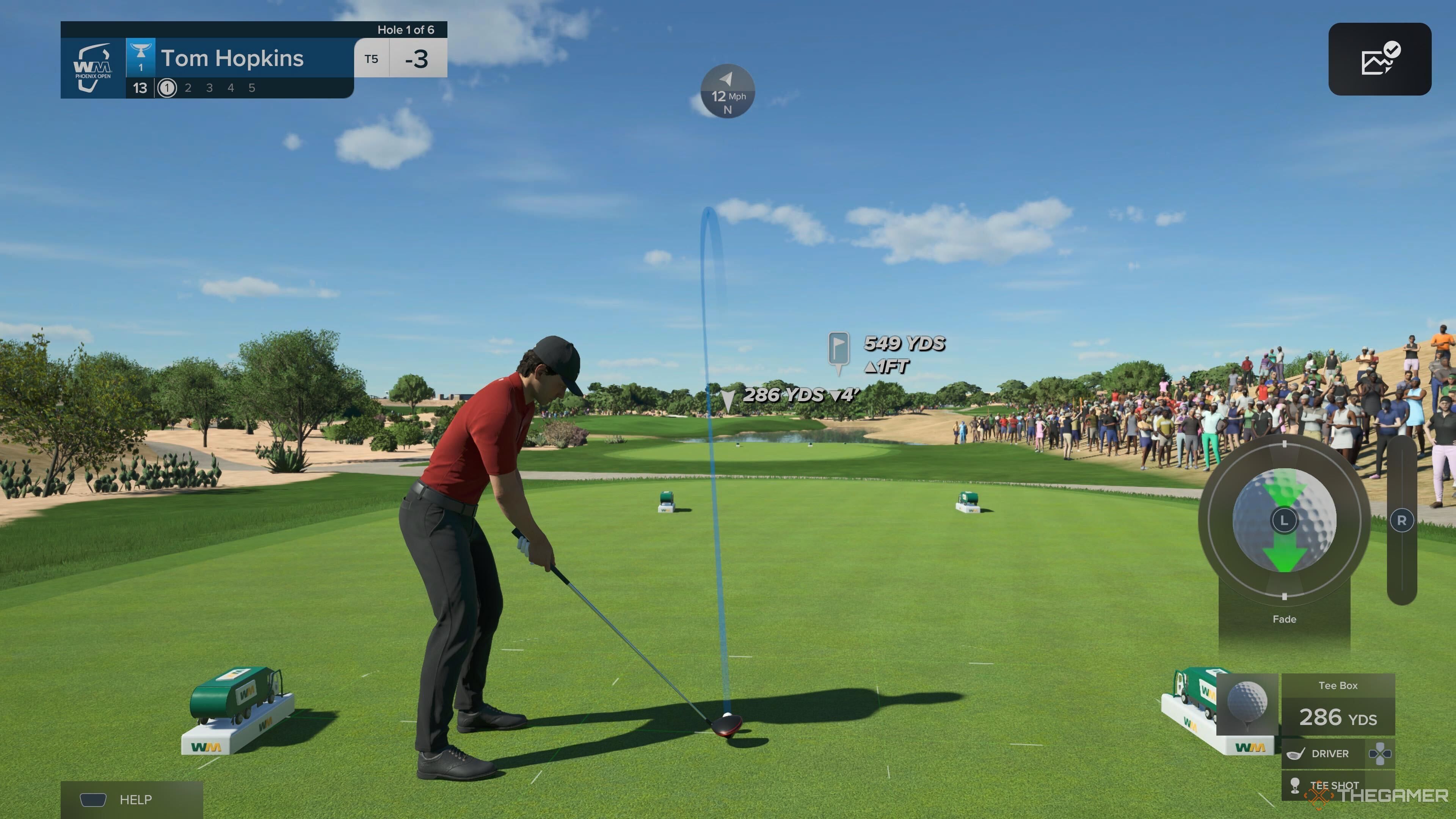 Adding spin to the ball in PGA Tour 2K25.