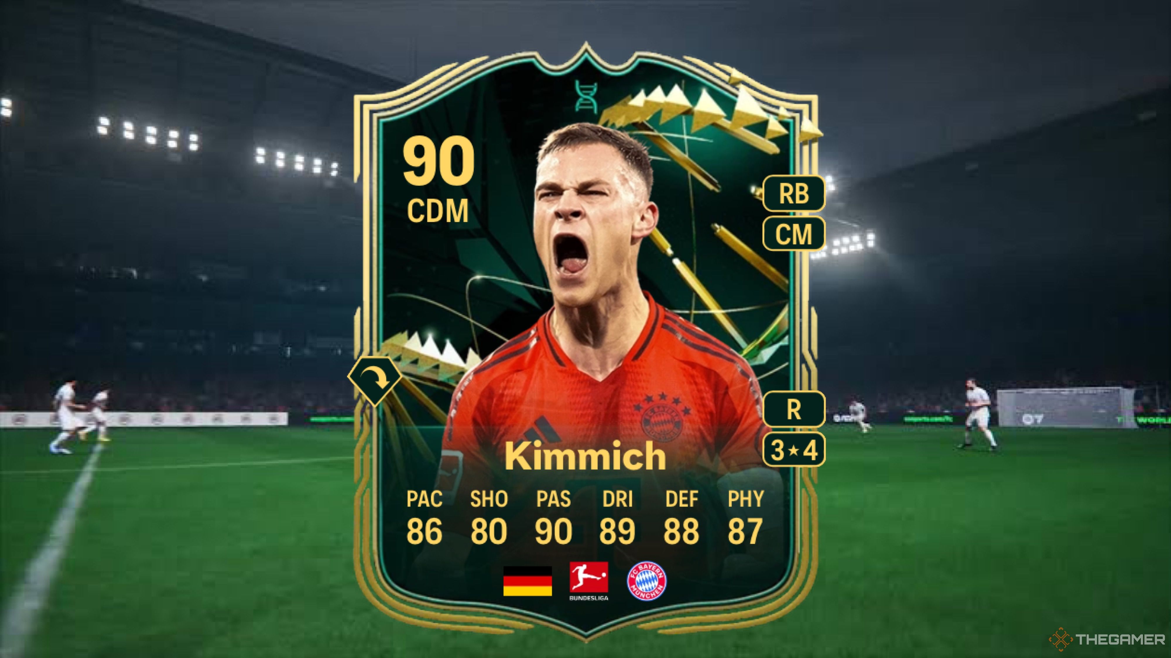 Image showing Kimmich card against a faded pitch background.