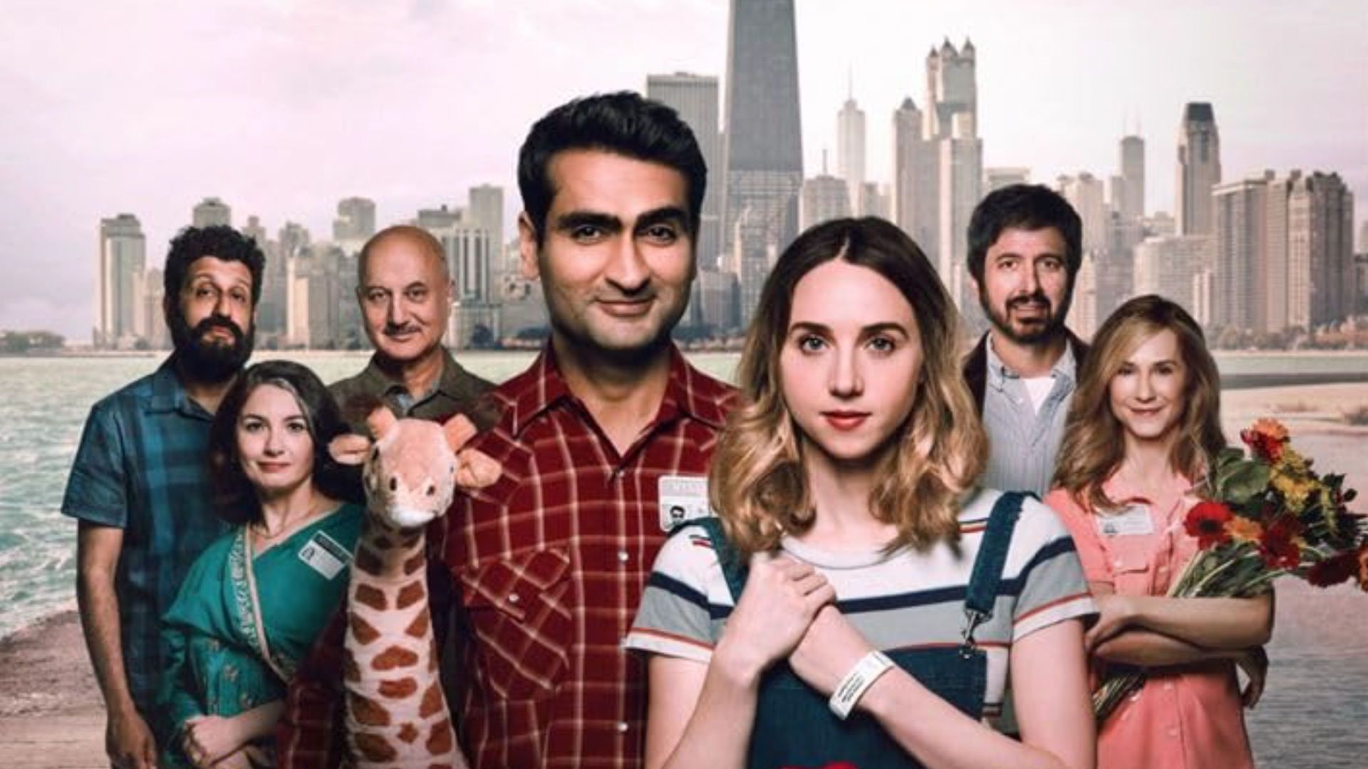 The Big Sick Poster starring various actors against an NY skyline backdrop.