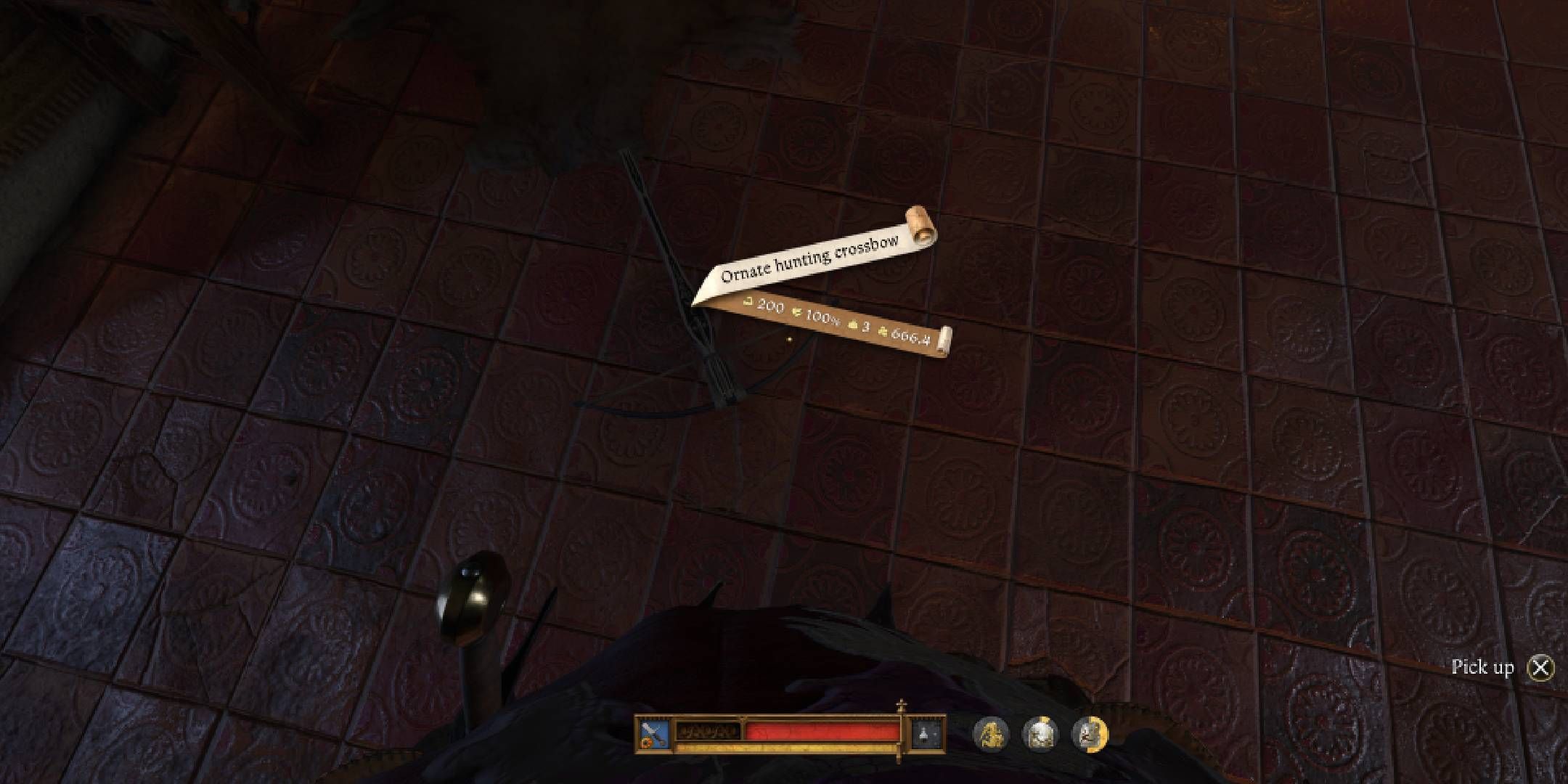 Item dropped on floor due to overcapacity in Kingdom Come_ Deliverance 2.