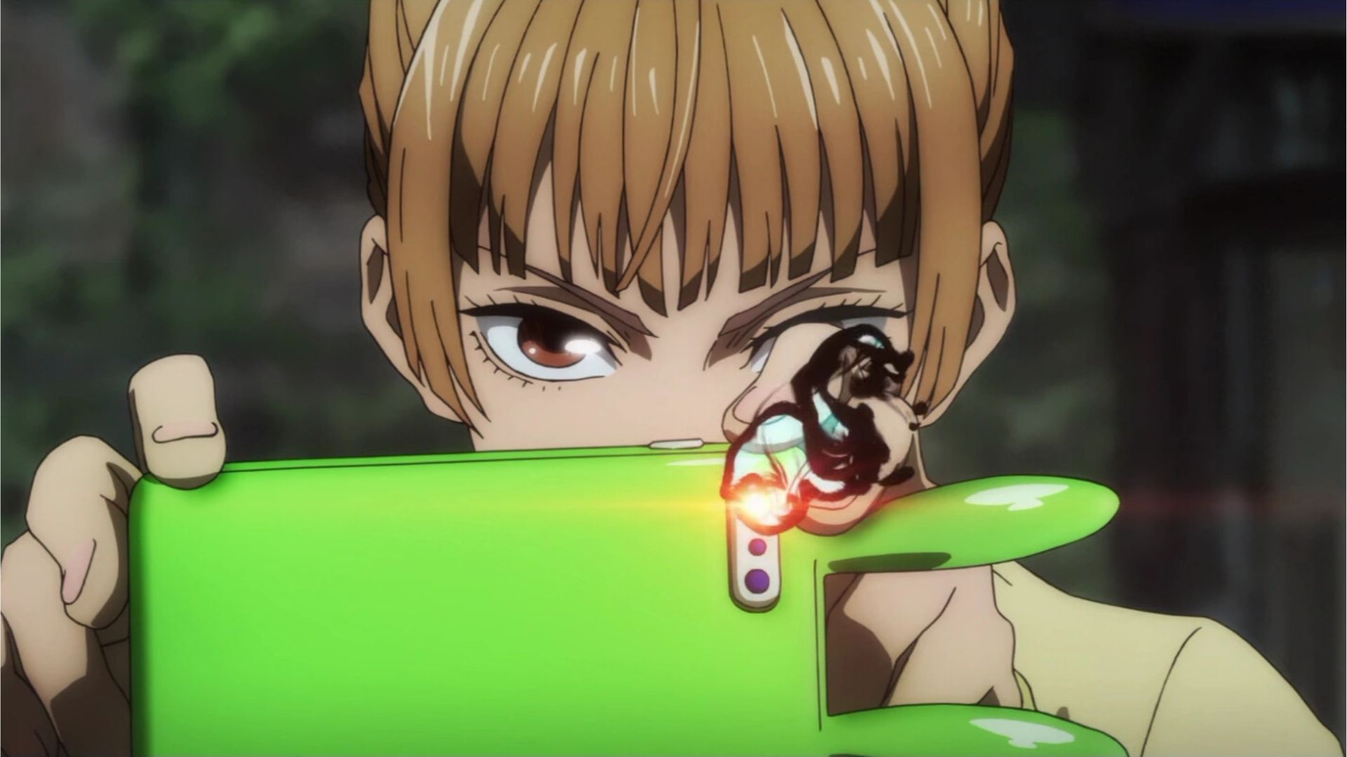 Jujutsu Kaisen Nanako using her technique.