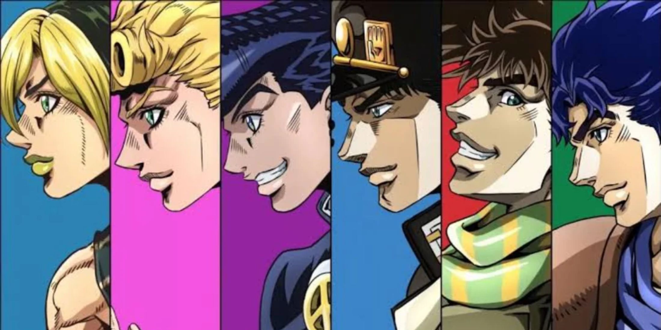 jojos bizarre adventure character lineup