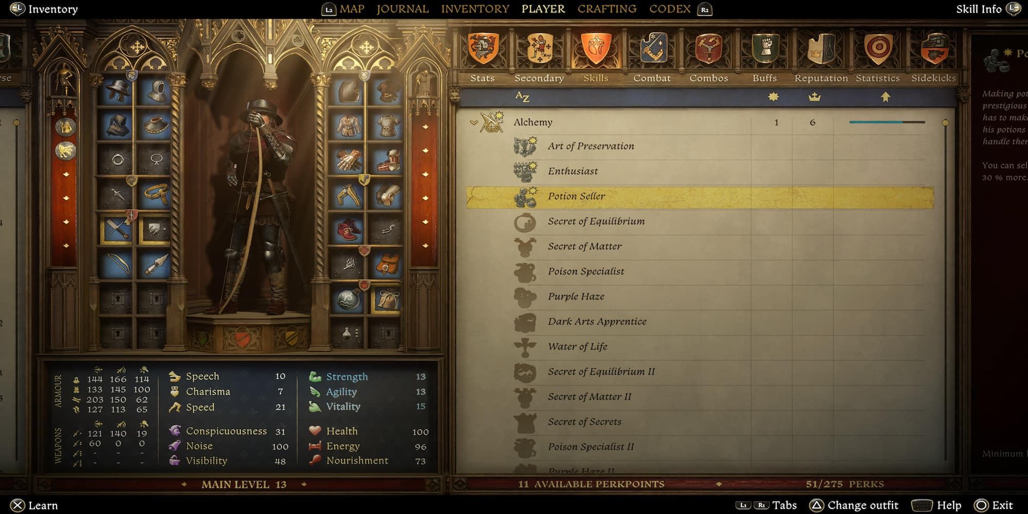 The Player Purchasing A Perk In The Menu 