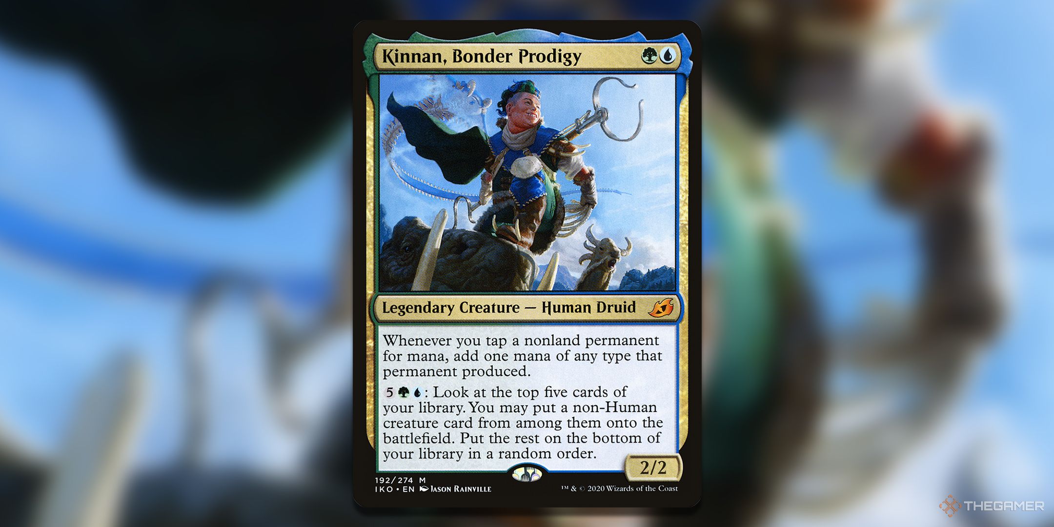 Image of Magic: The Gathering card Kinnan, Bonder Prodigy.