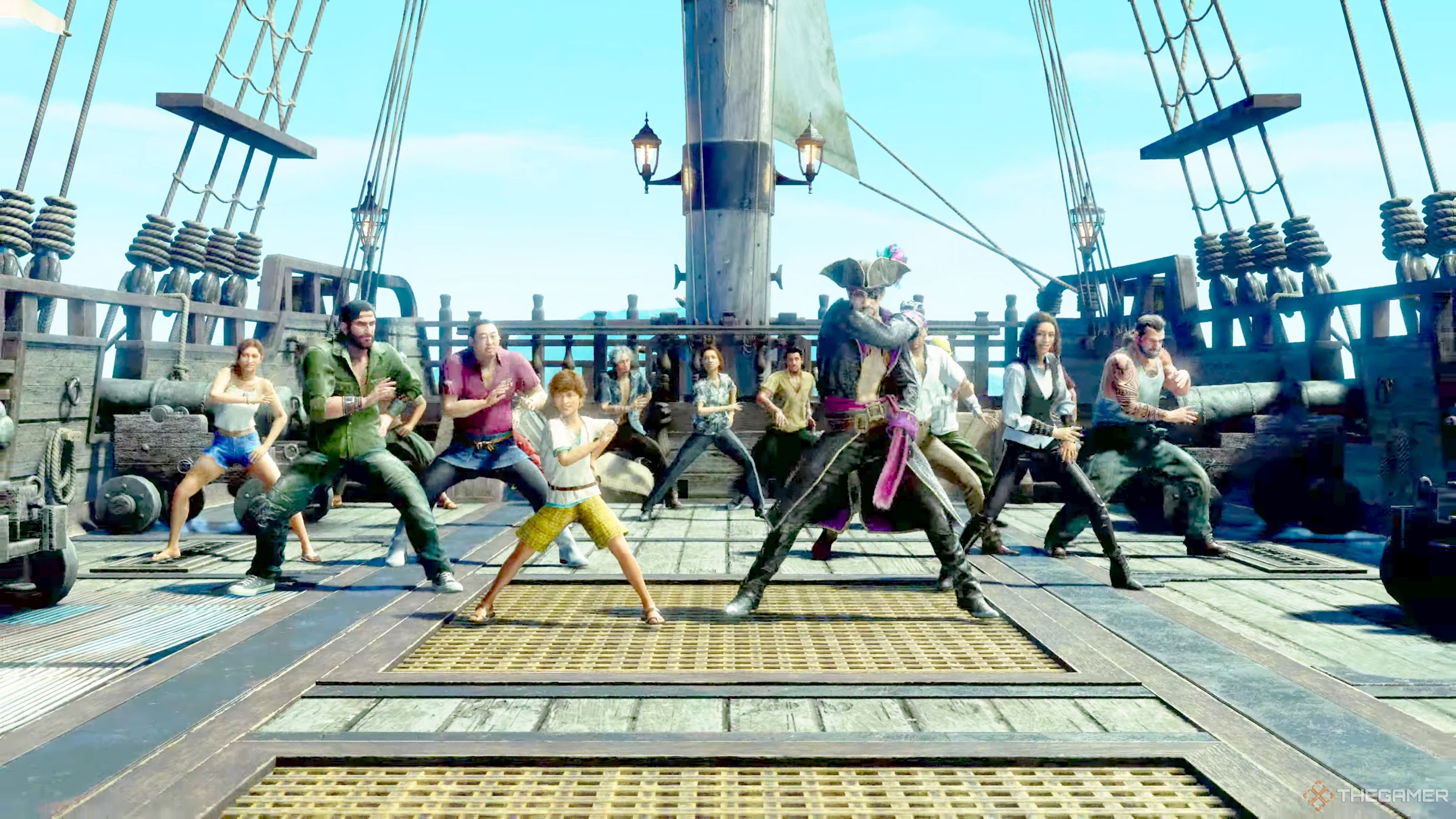 The final dance in Like A Dragon: Pirate Yakuza In Hawaii.