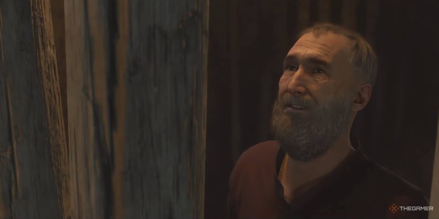 Lord Nebakov in prison in Kingdom Come Deliverance 2.