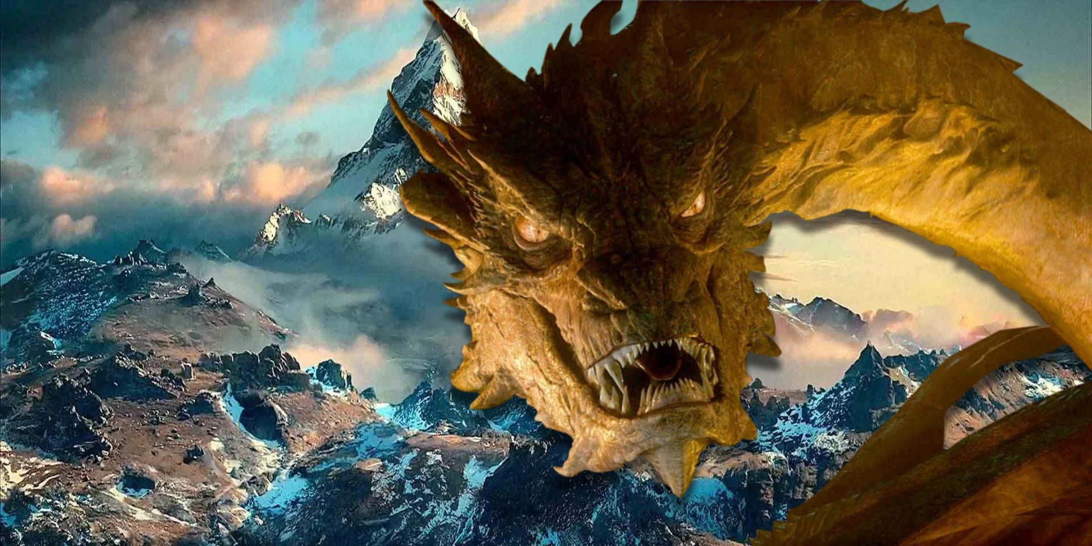 Lord of the Rings Smaug before the Misty Mountains