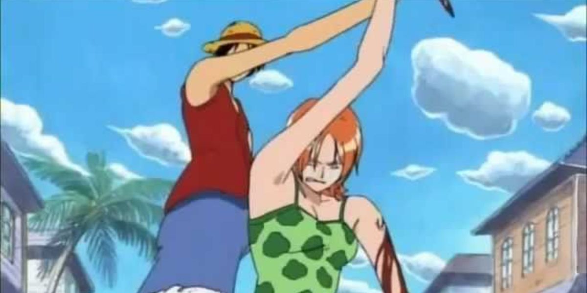 Luffy and Nami From One Piece 