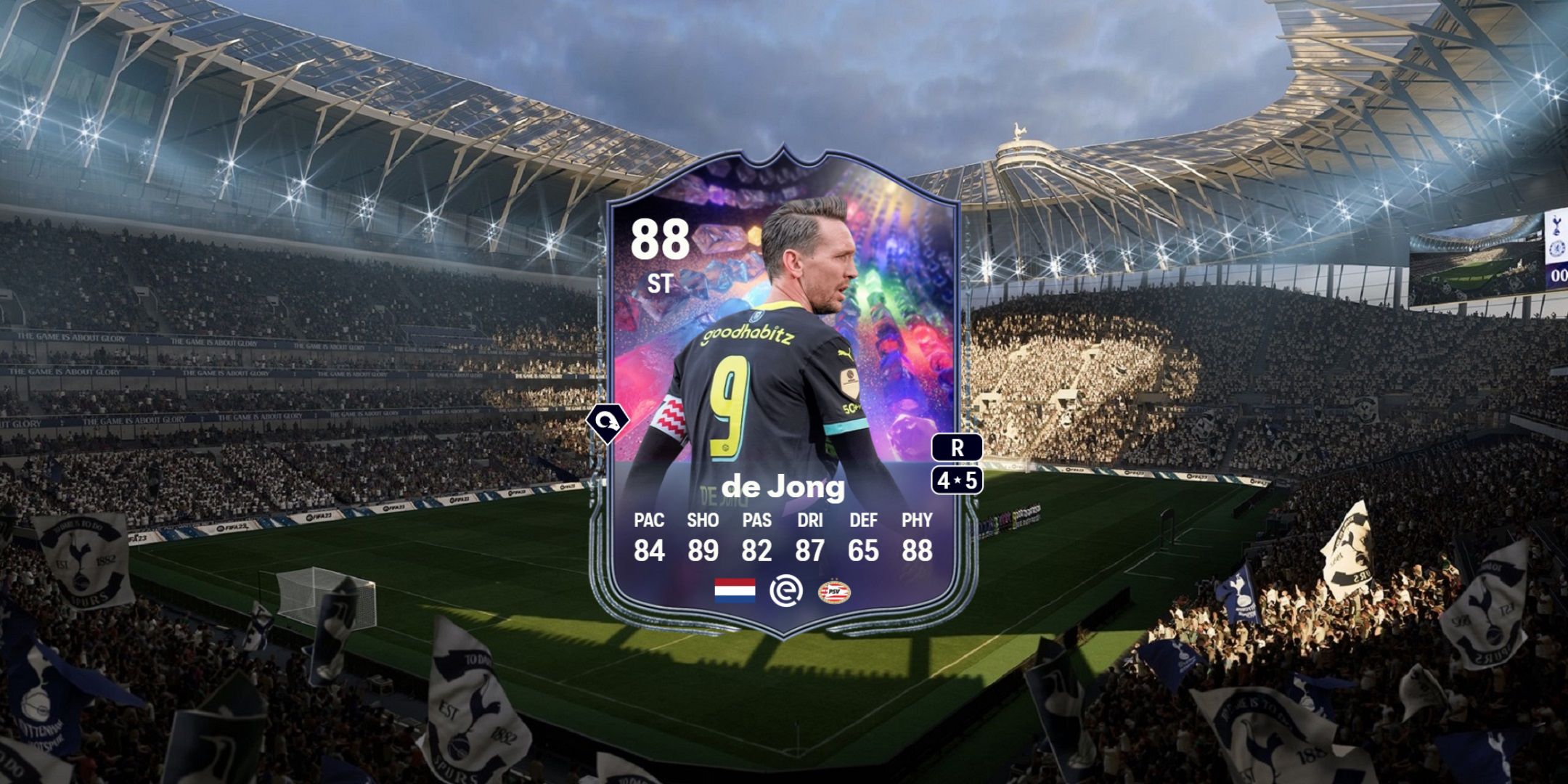 Luuk de Jong's card in EA Sports FC 25.