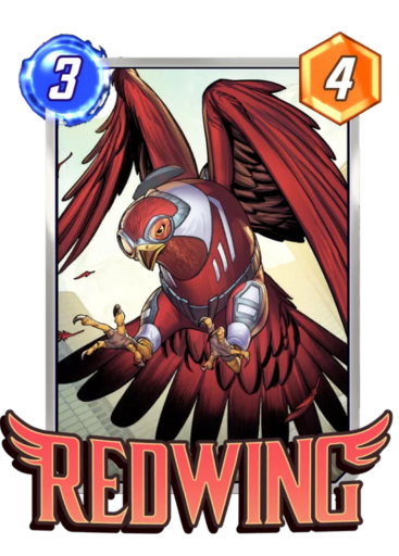 the redwing card in marvel snap.