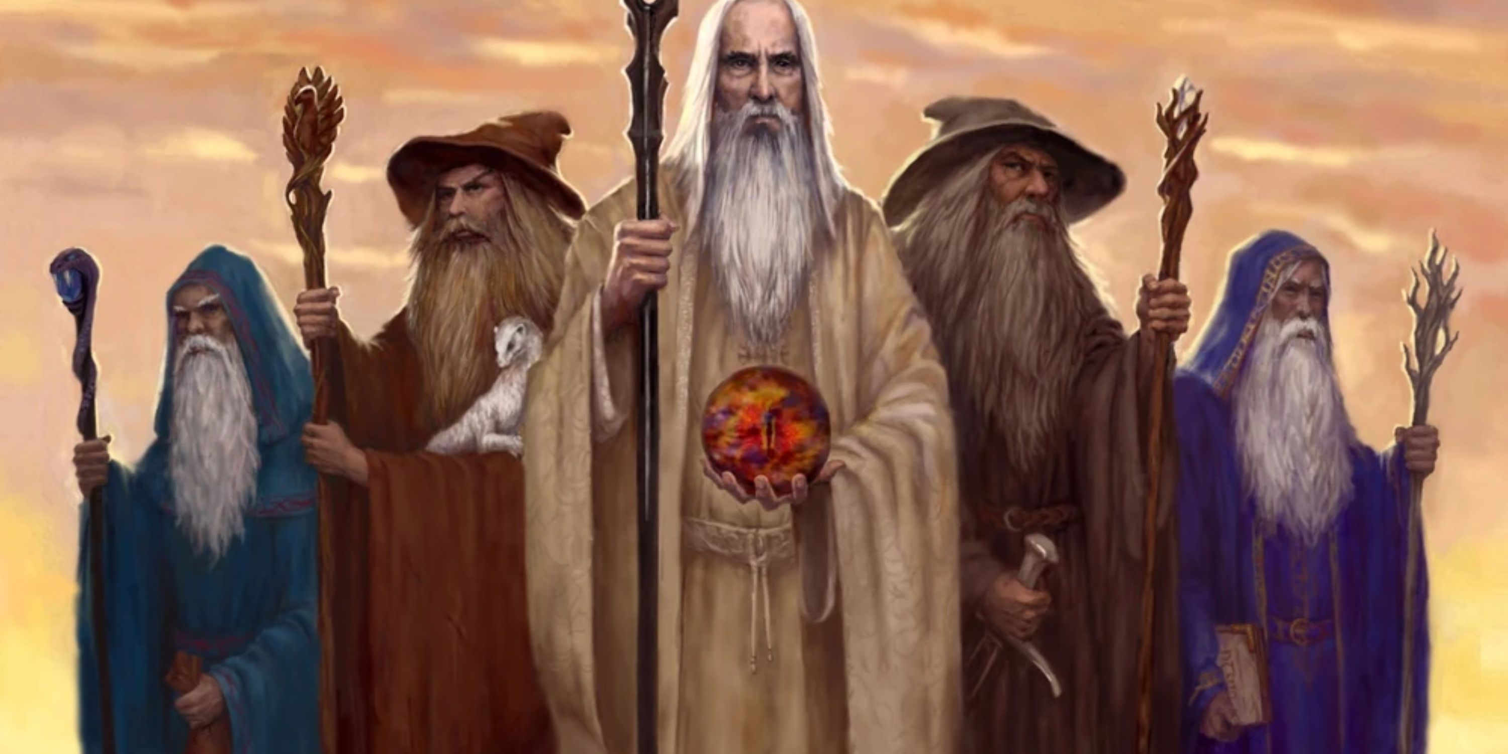 The five members of the Order of Wizards.