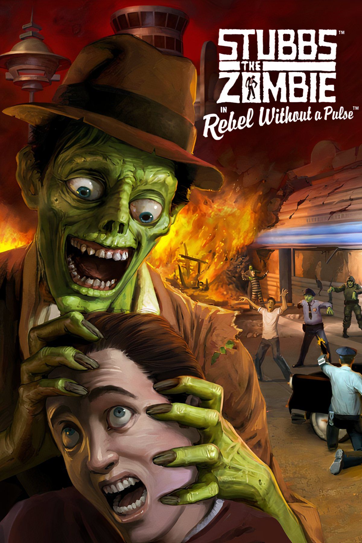 Stubbs the Zombie in Rebel Without a Pulse Tag Page Cover Art