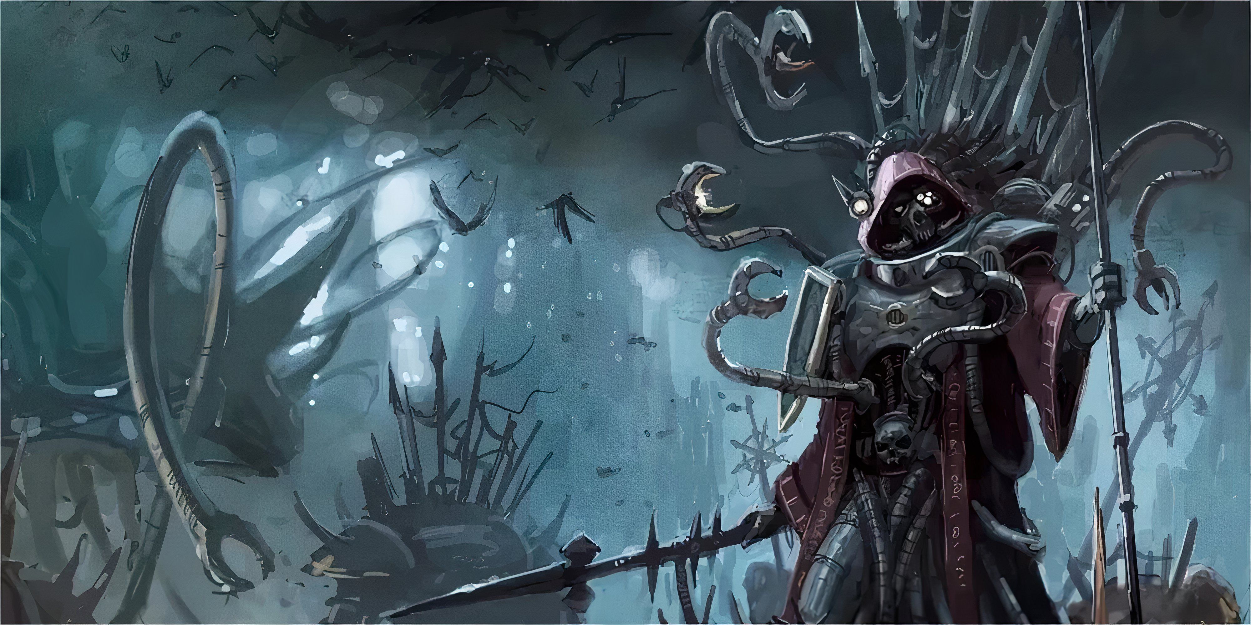 Warhammer 40K: The Strongest Factions According To Lore, Ranked A Tech priest of the dark mechanicum