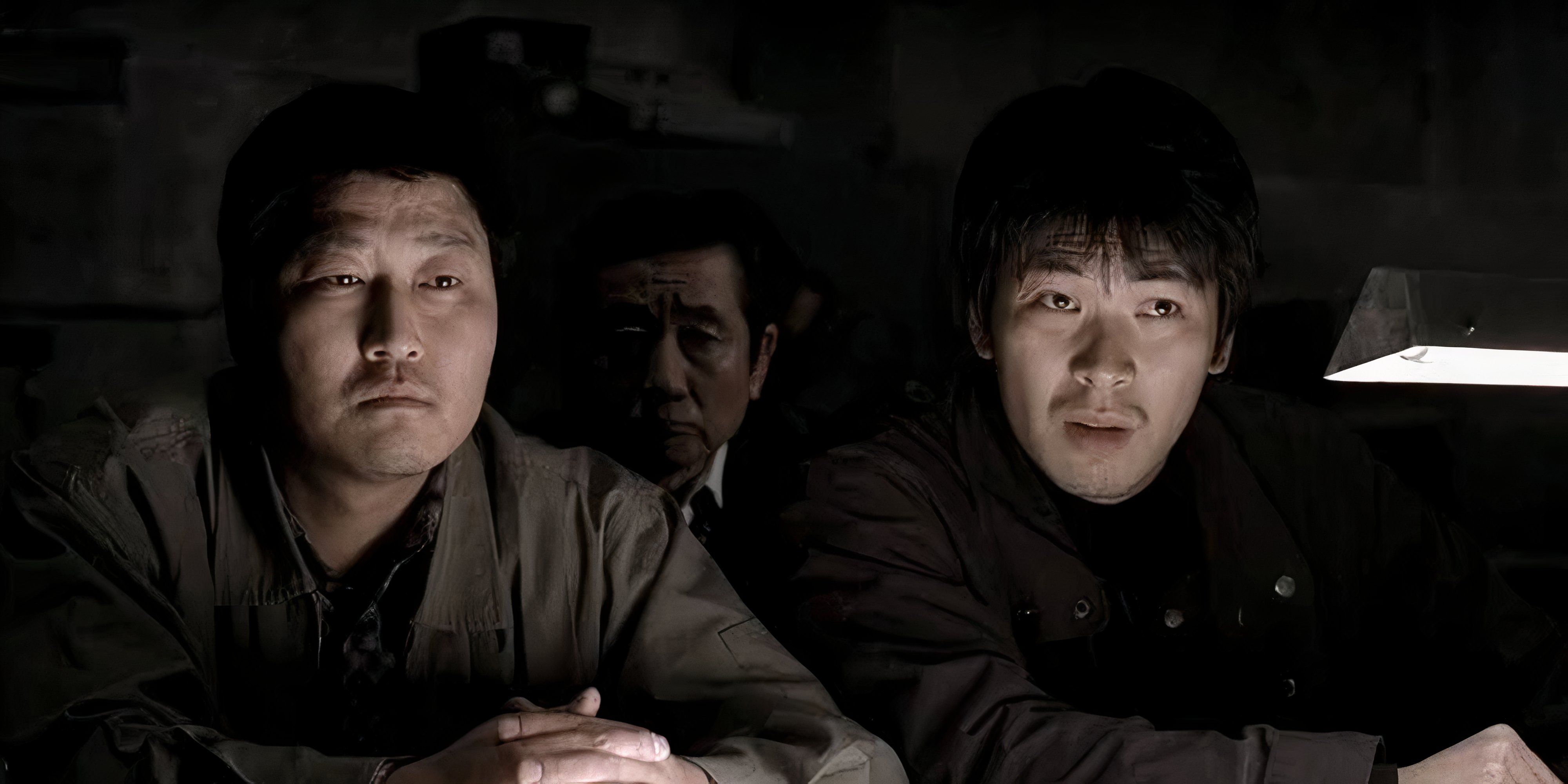 10 Best Korean Crime Movies three men sit in the dark interrogating someone