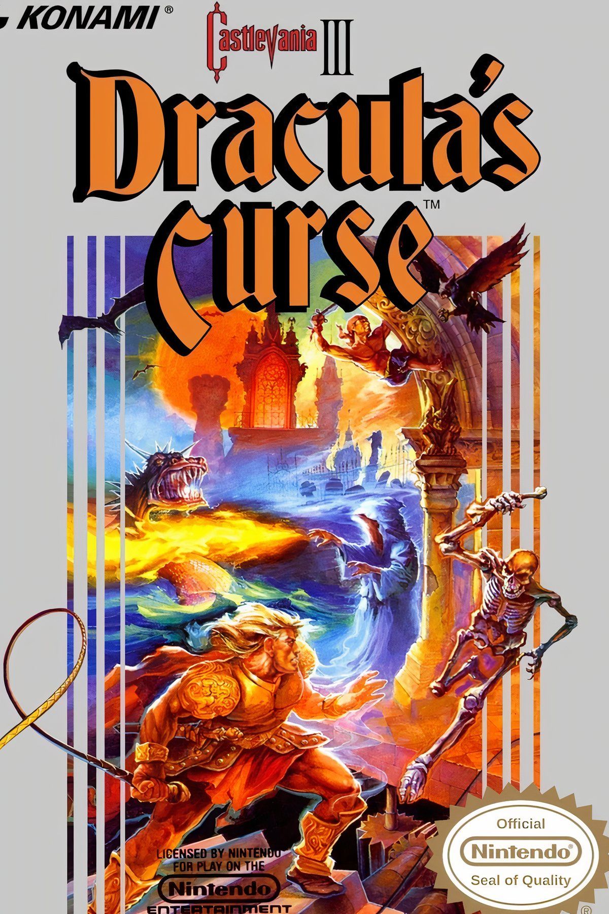 Castlevania 3: Dracula's Curse Tag Page Cover Art