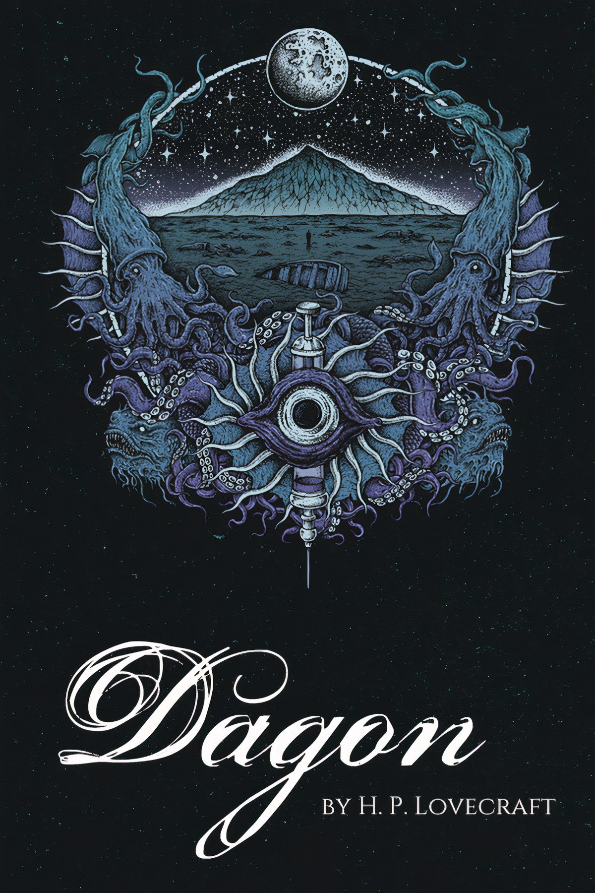 Dagon: By H. P. Lovecraft Tag Page Cover Art