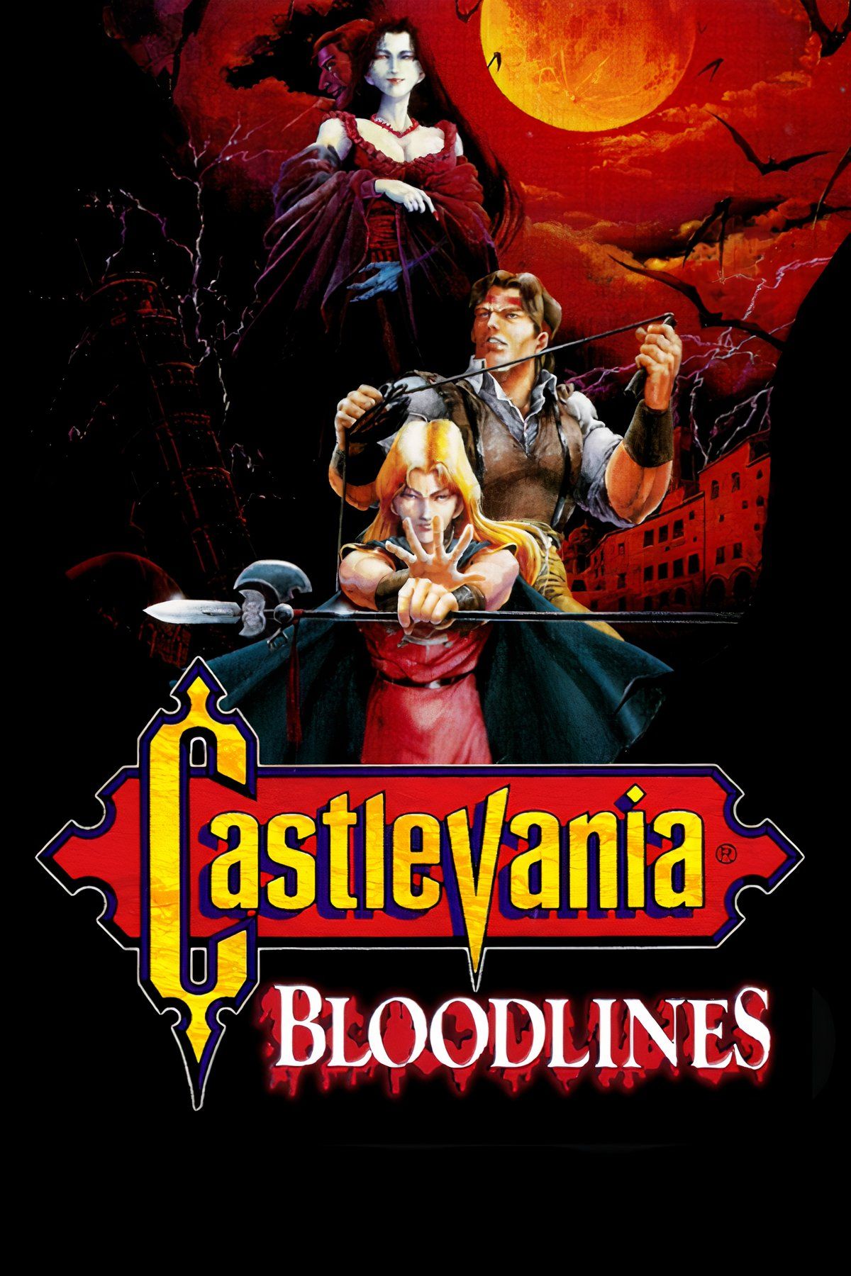 Castlevania Bloodlines Tag Page Cover Art