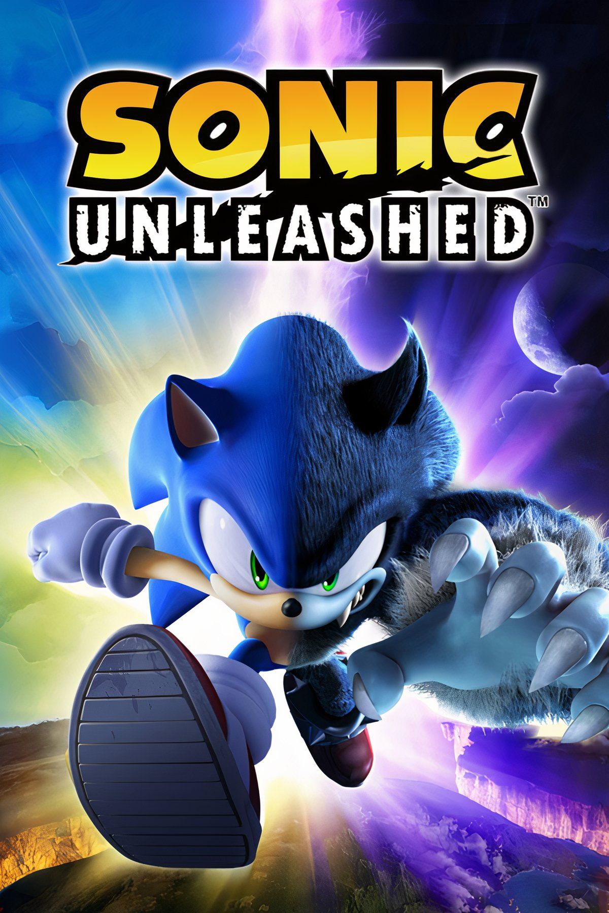 Sonic Unleashed Tag Page Cover Art