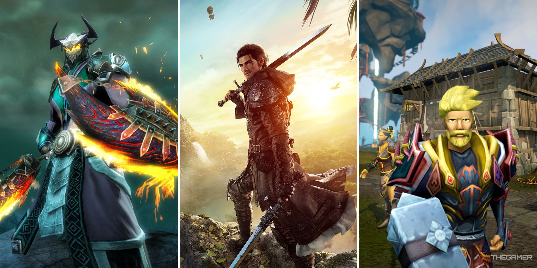 Guild Wars 2, Final Fantasy 14, and Runescape split.