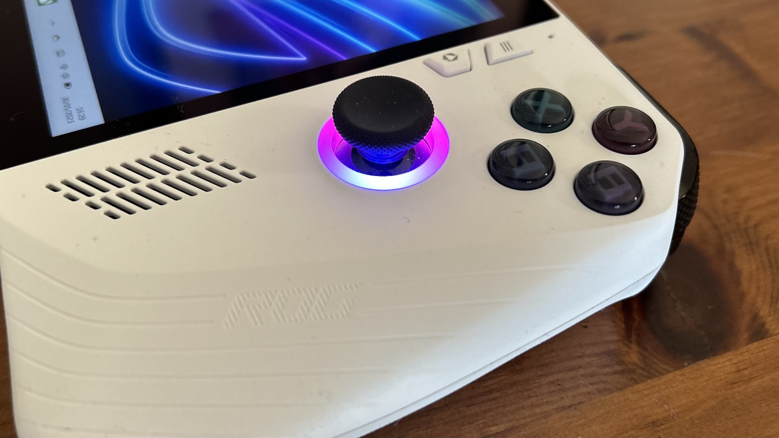 Asus ROG Ally thumbstick and face buttons