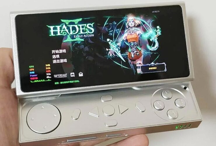 It’s no Steam Deck, but this gaming handheld looks like a retro Nokia cell phone