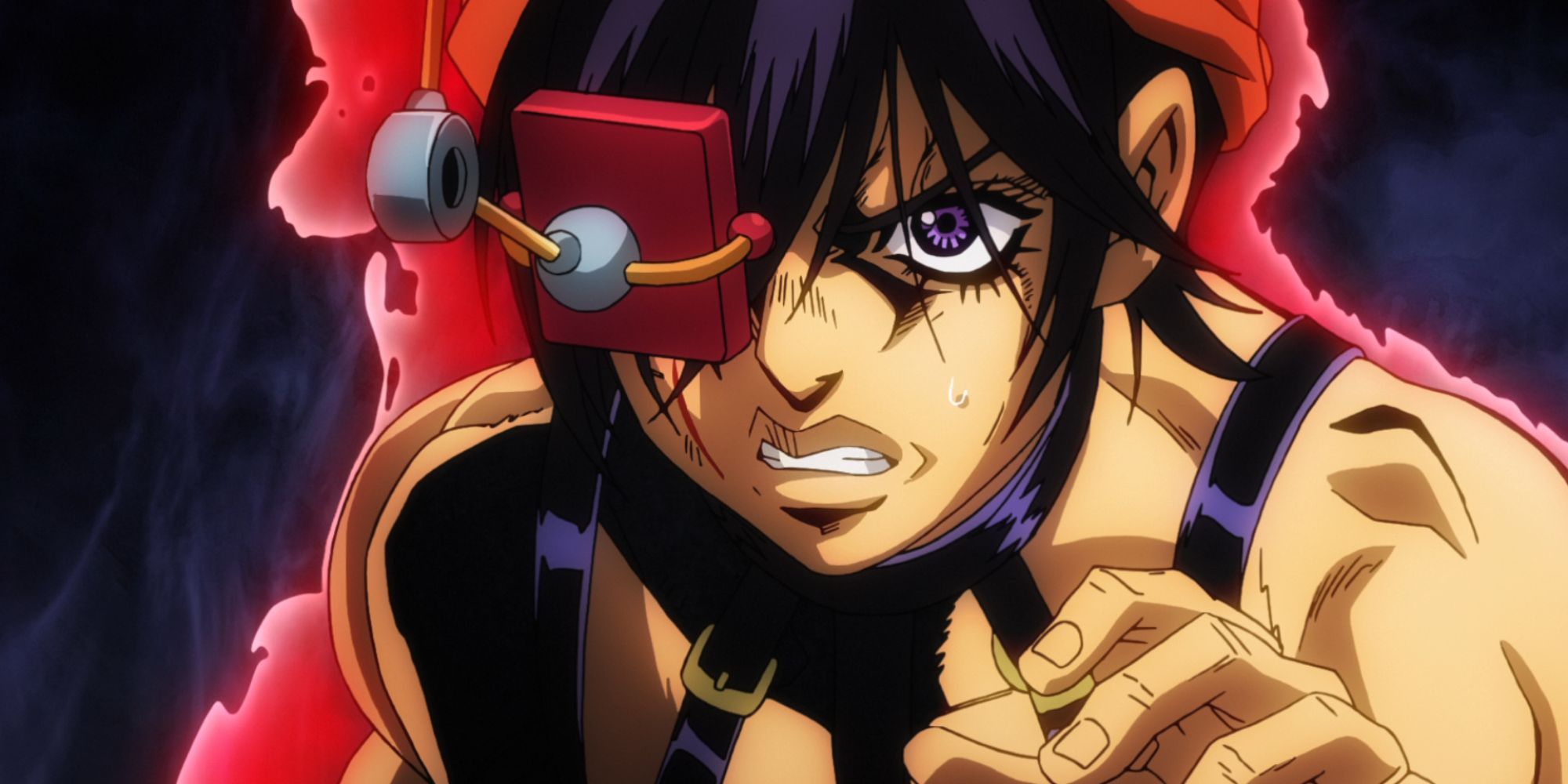 Narancia activates his stand, Aerosmith.