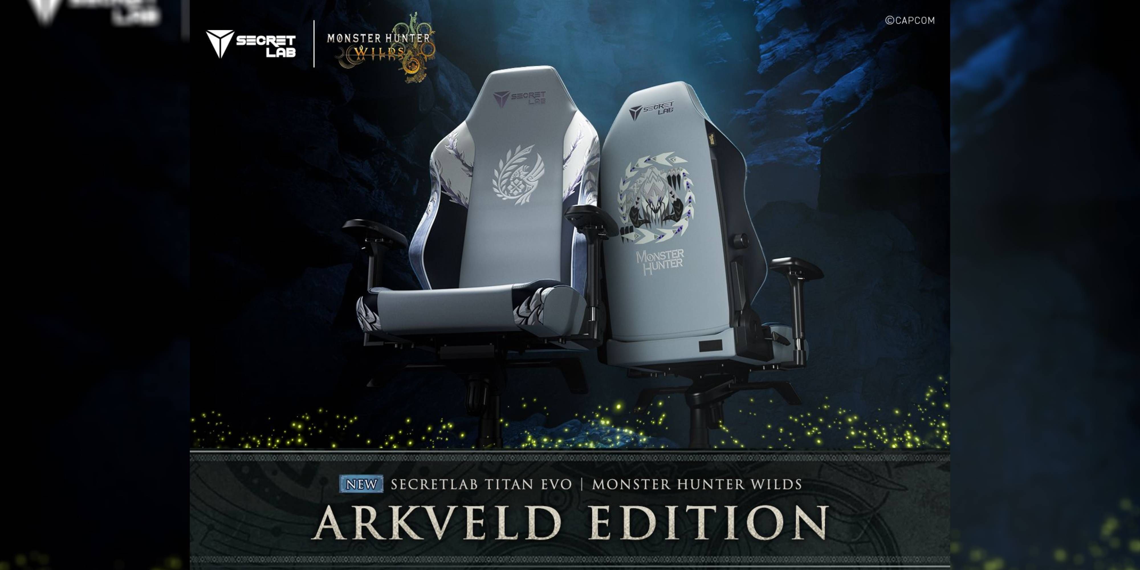 monster hunter wilds secretlab arkveld edition titan evo chair.