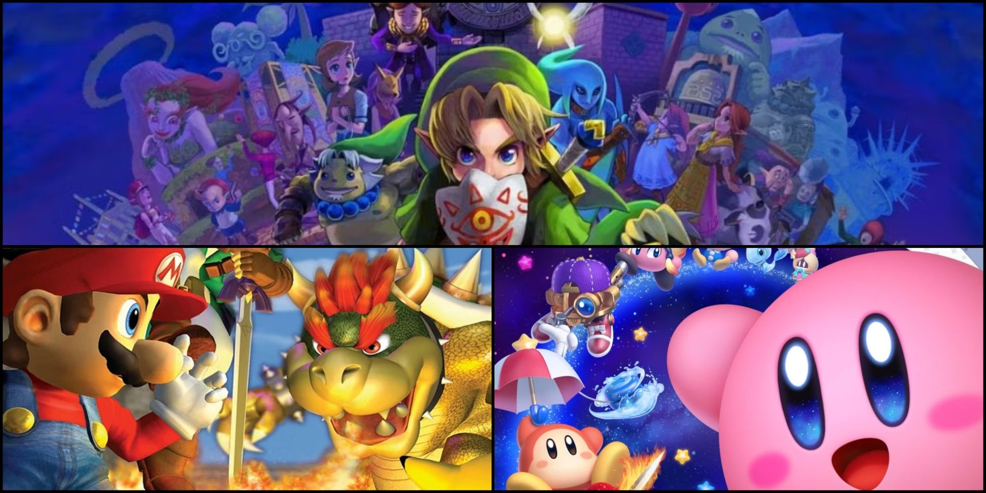 Nintendo Games Collage