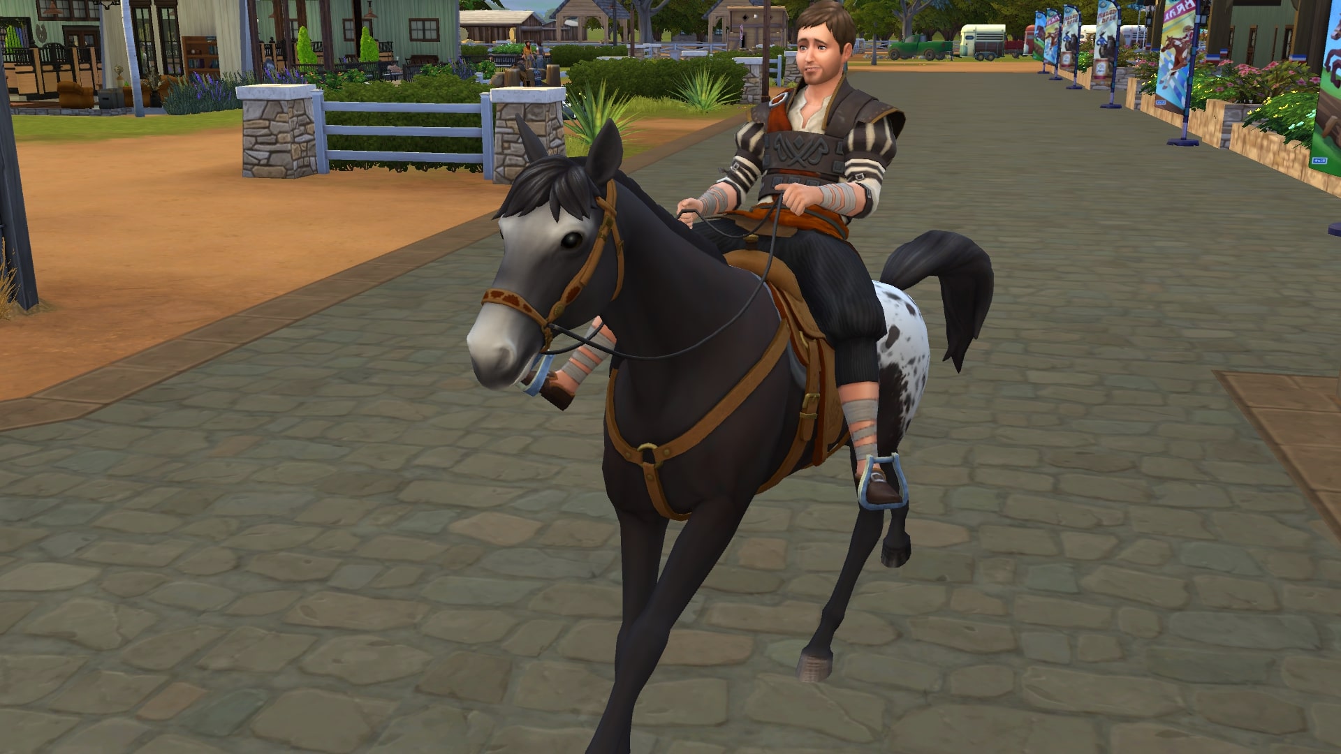 The Sims 4 screenshot of a recreation of Henry from Kingdom Come Deliverance 2